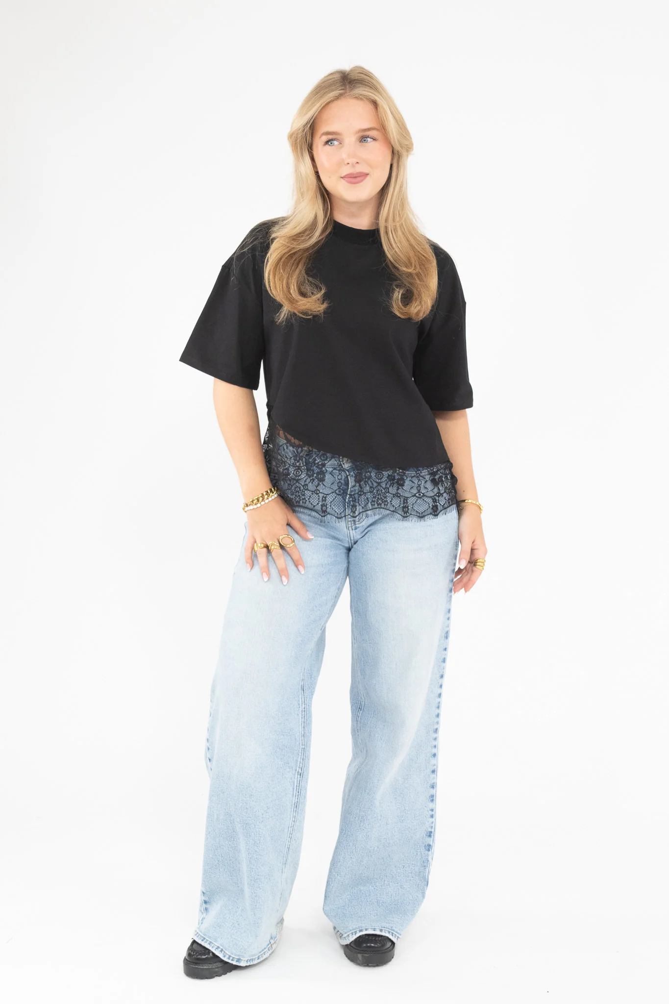 Le Lace Detail Tee