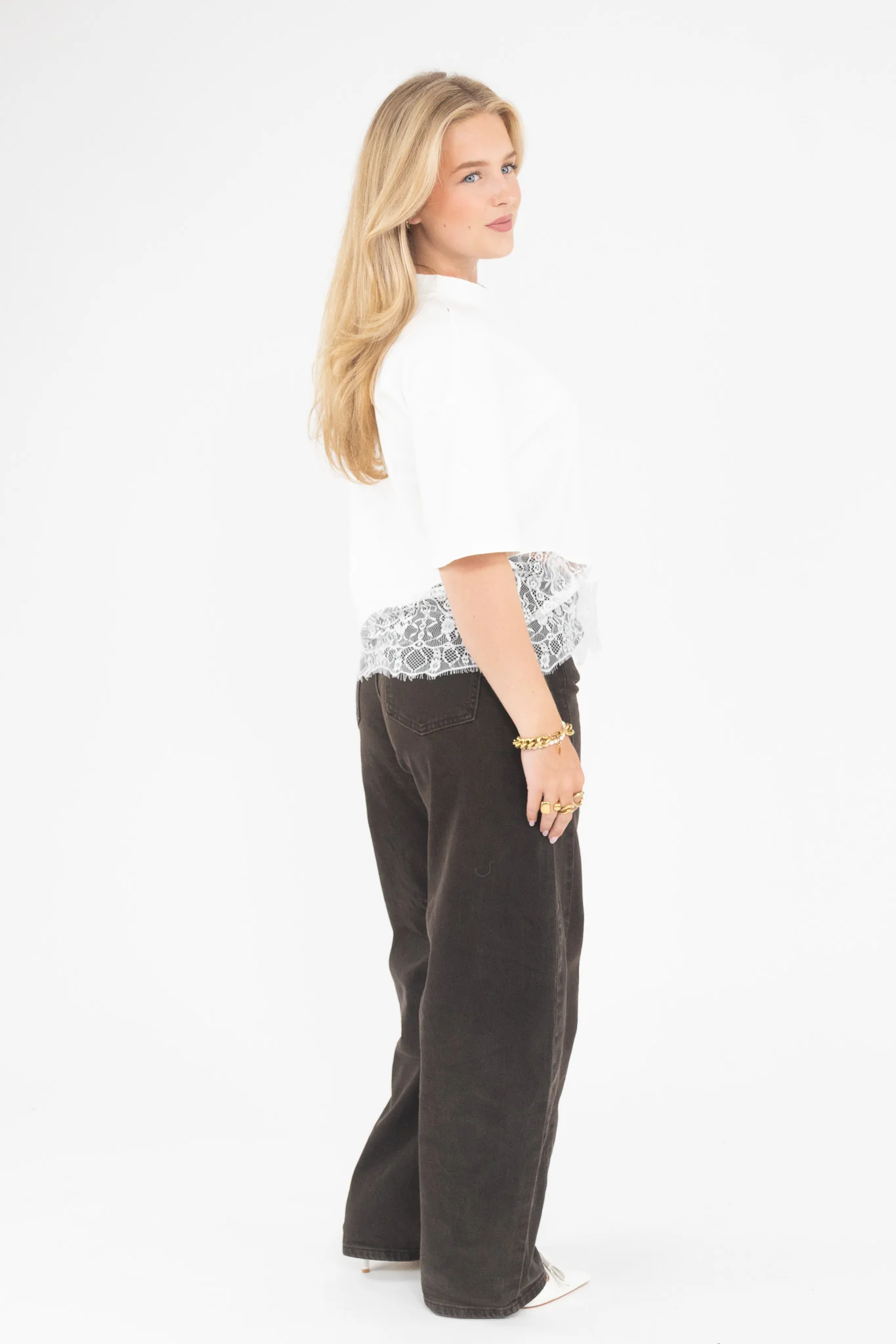 Le Lace Detail Tee - Image 5