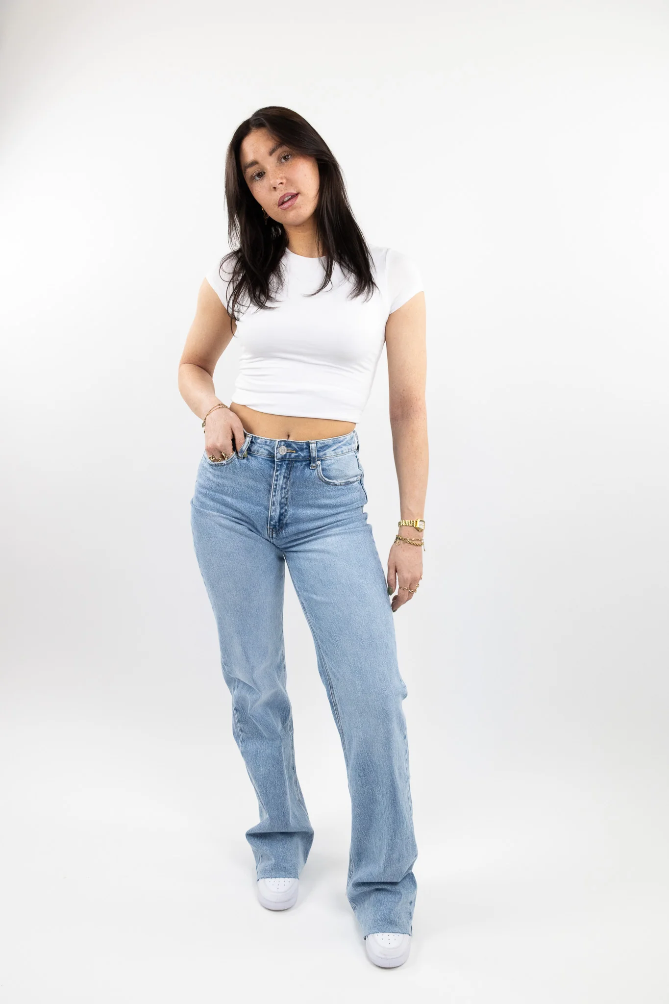 Leah wide leg jeans tall - stretch - Image 3