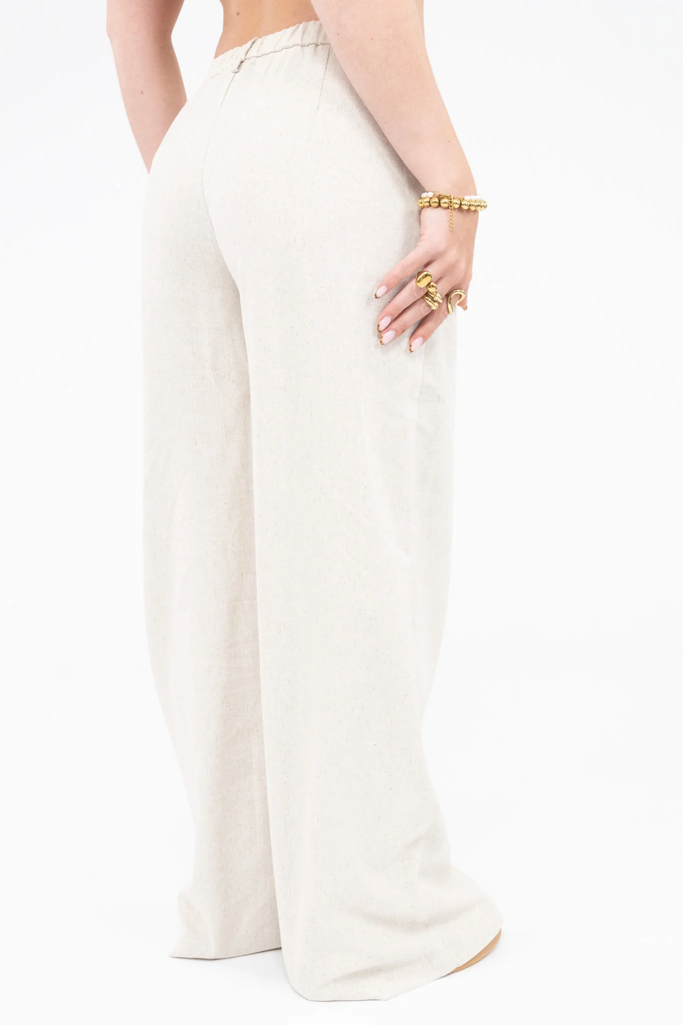 Linen Wide Leg Pants - Image 4