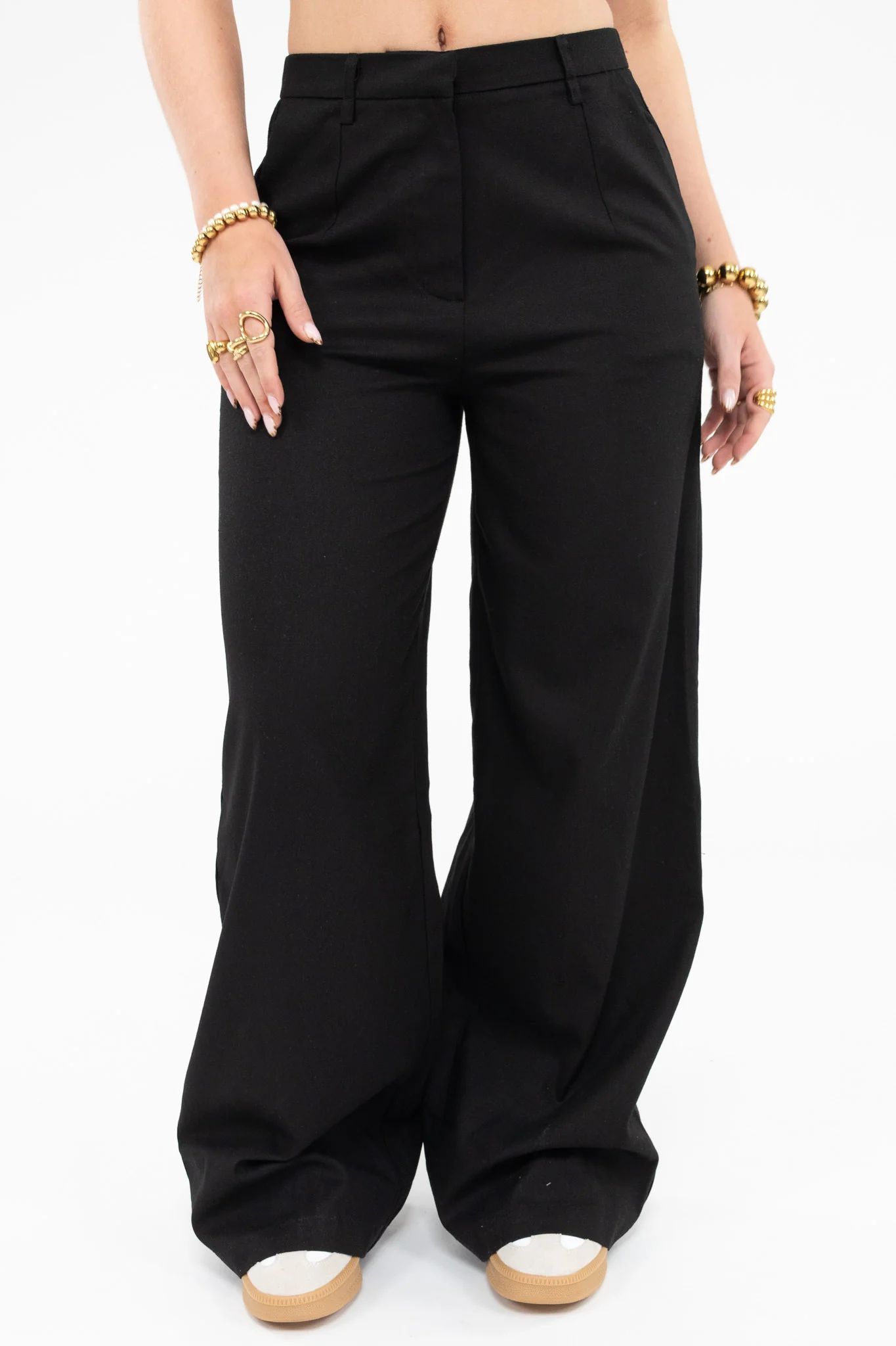 Linen Wide Leg Pants - Image 7