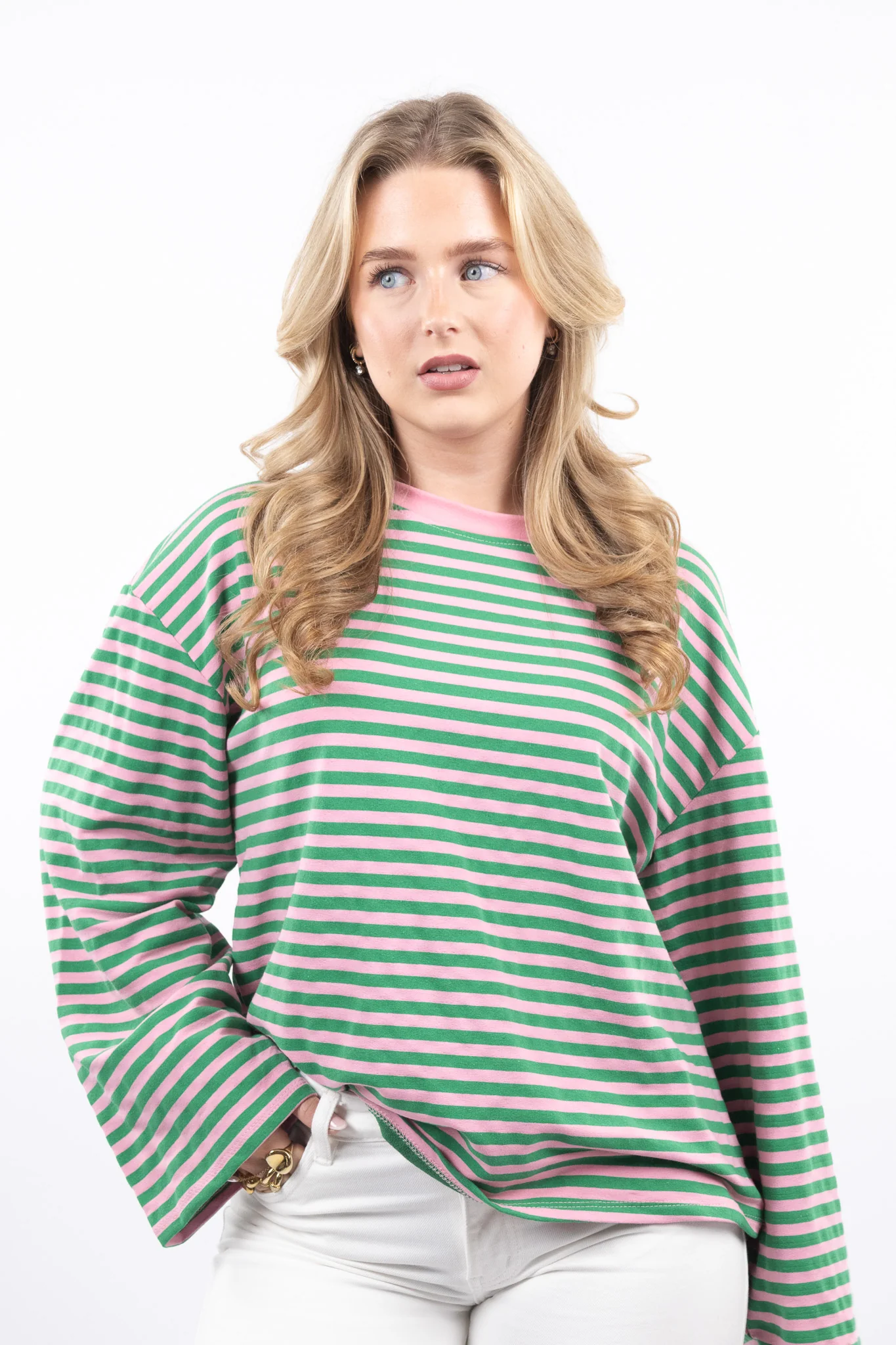 Long Sleeve Striped Tee - Image 10