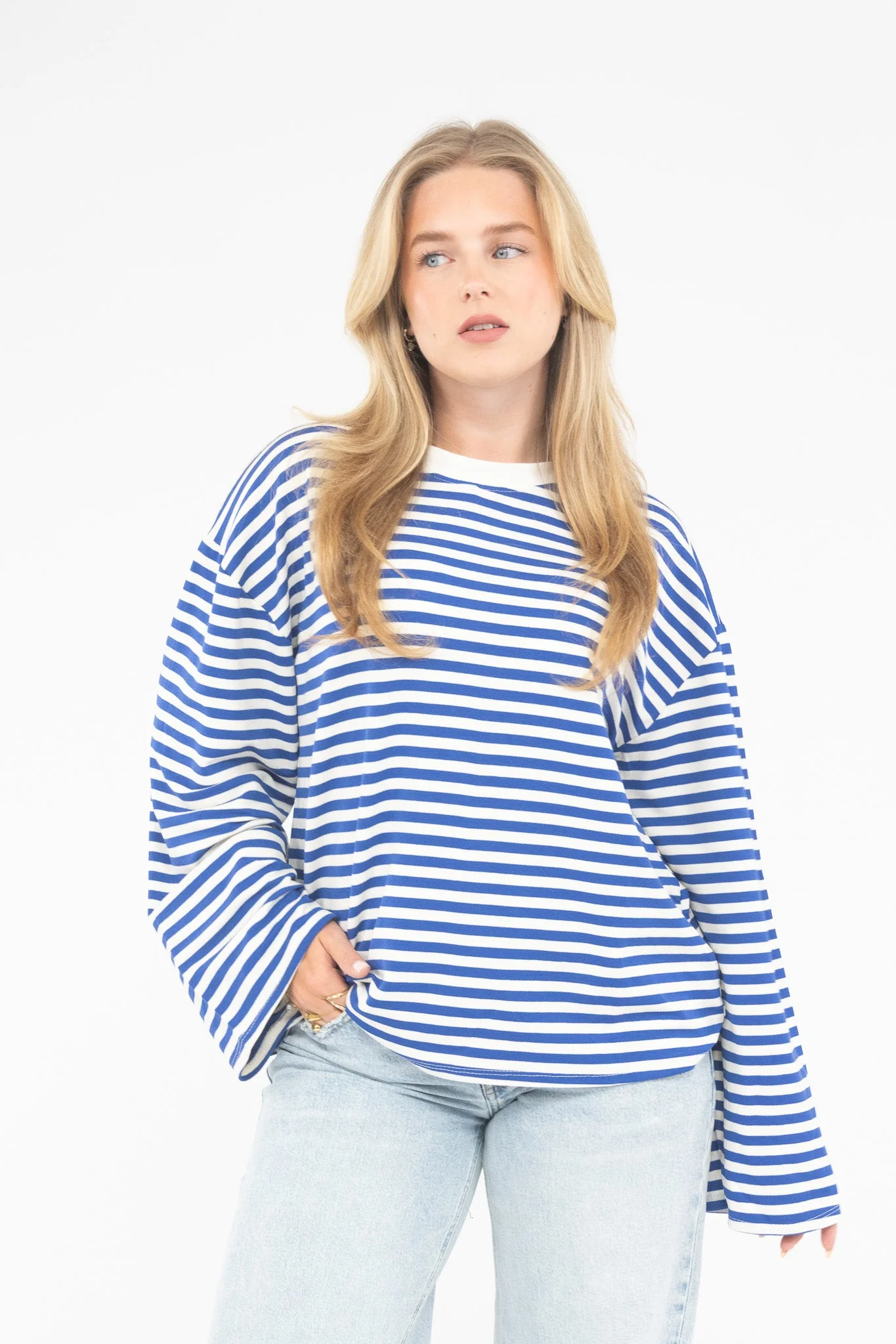 Long Sleeve Striped Tee - Image 15