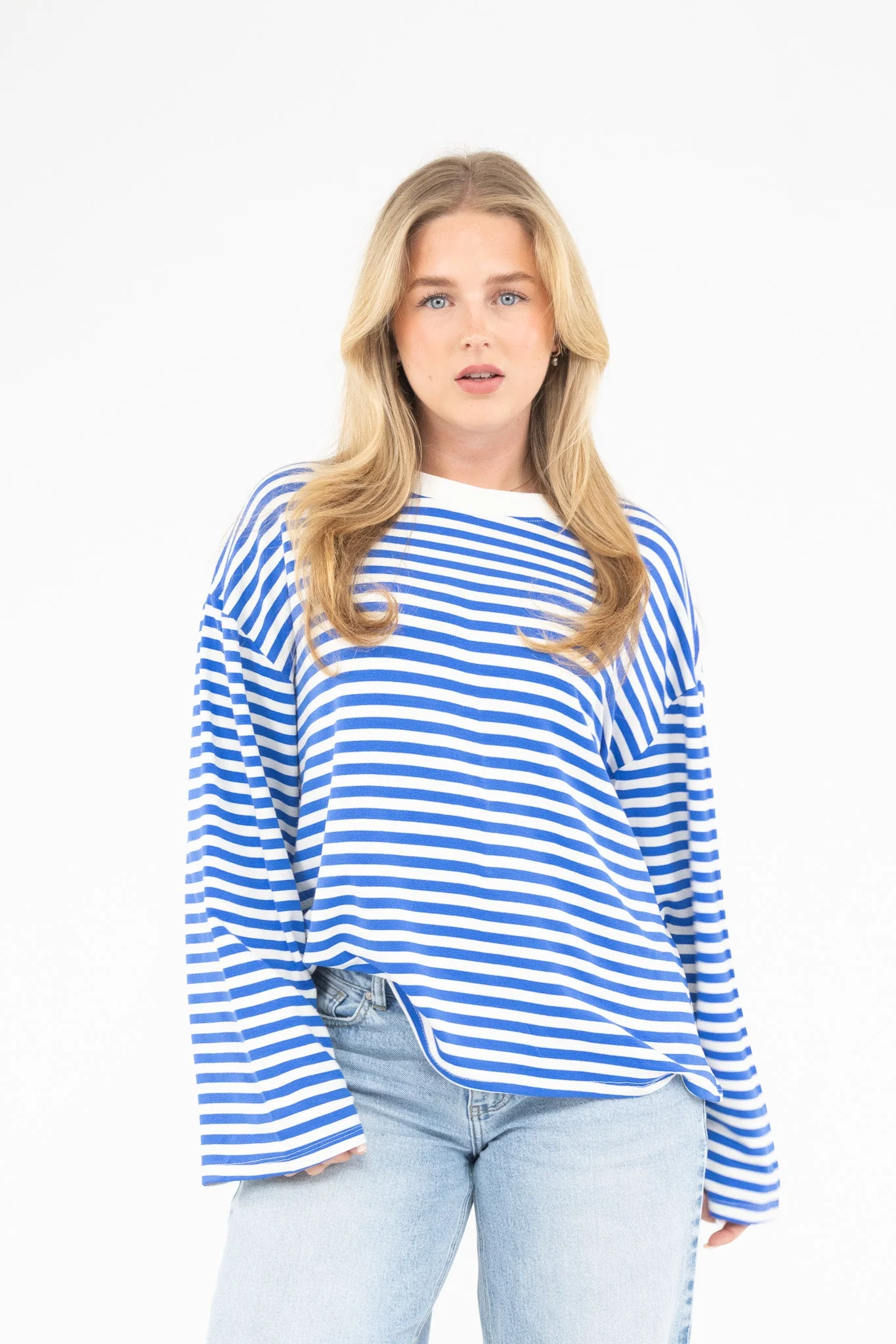 Long Sleeve Striped Tee - Image 17