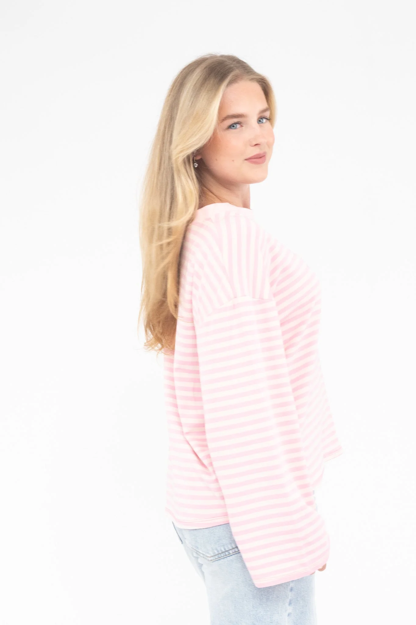 Long Sleeve Striped Tee - Image 26