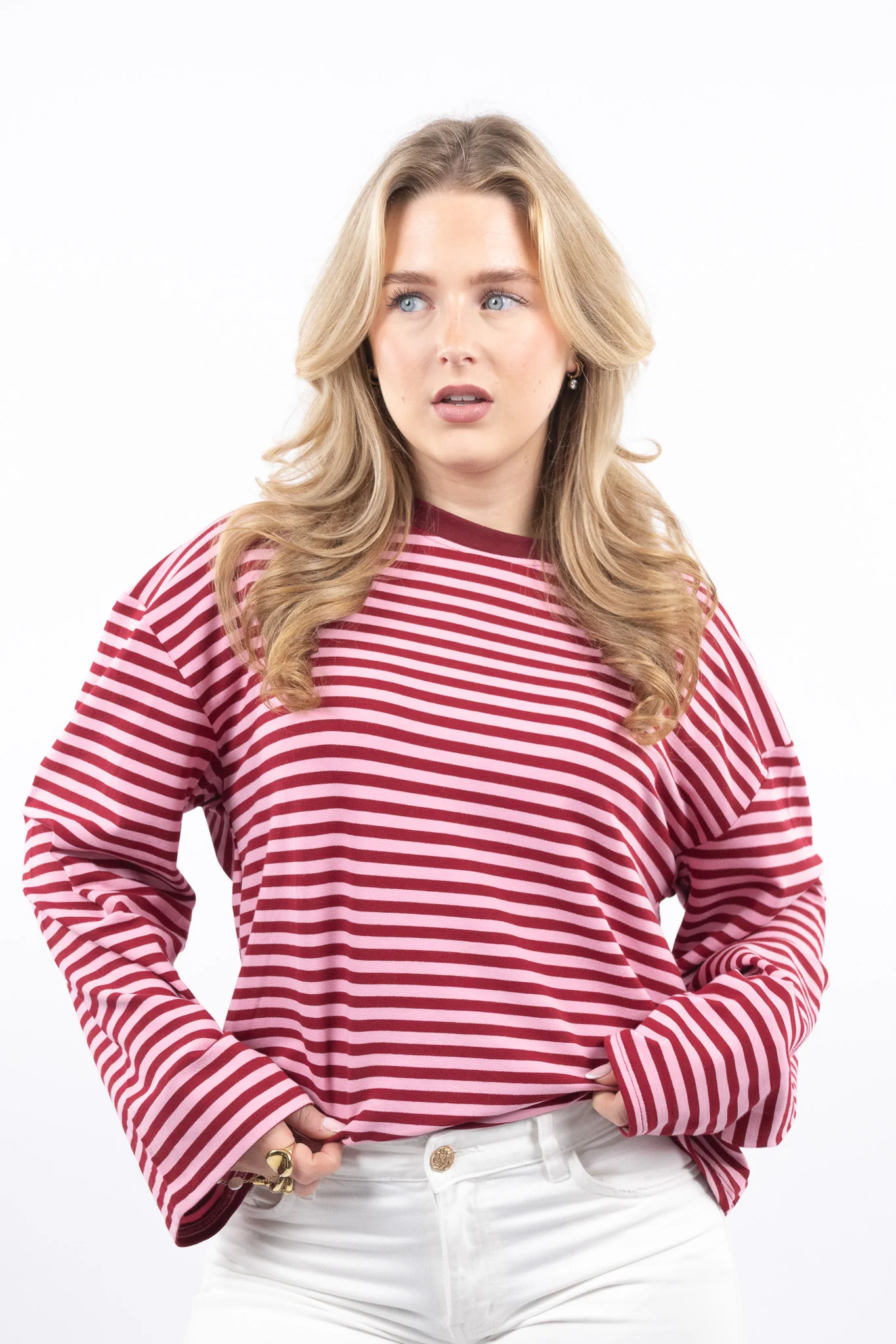 Long Sleeve Striped Tee - Image 5