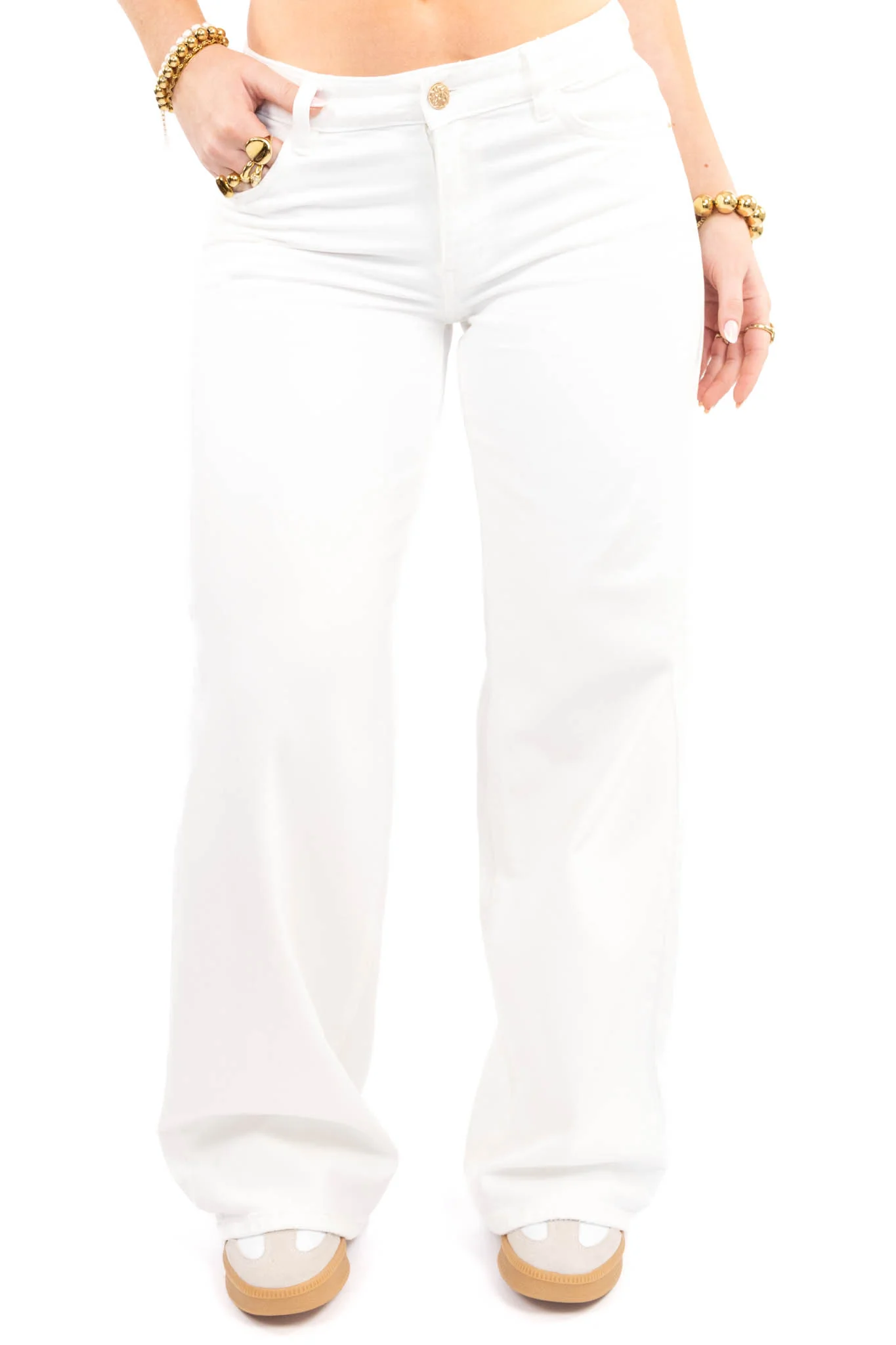 Low Waist Wide Leg Jeans - Image 3