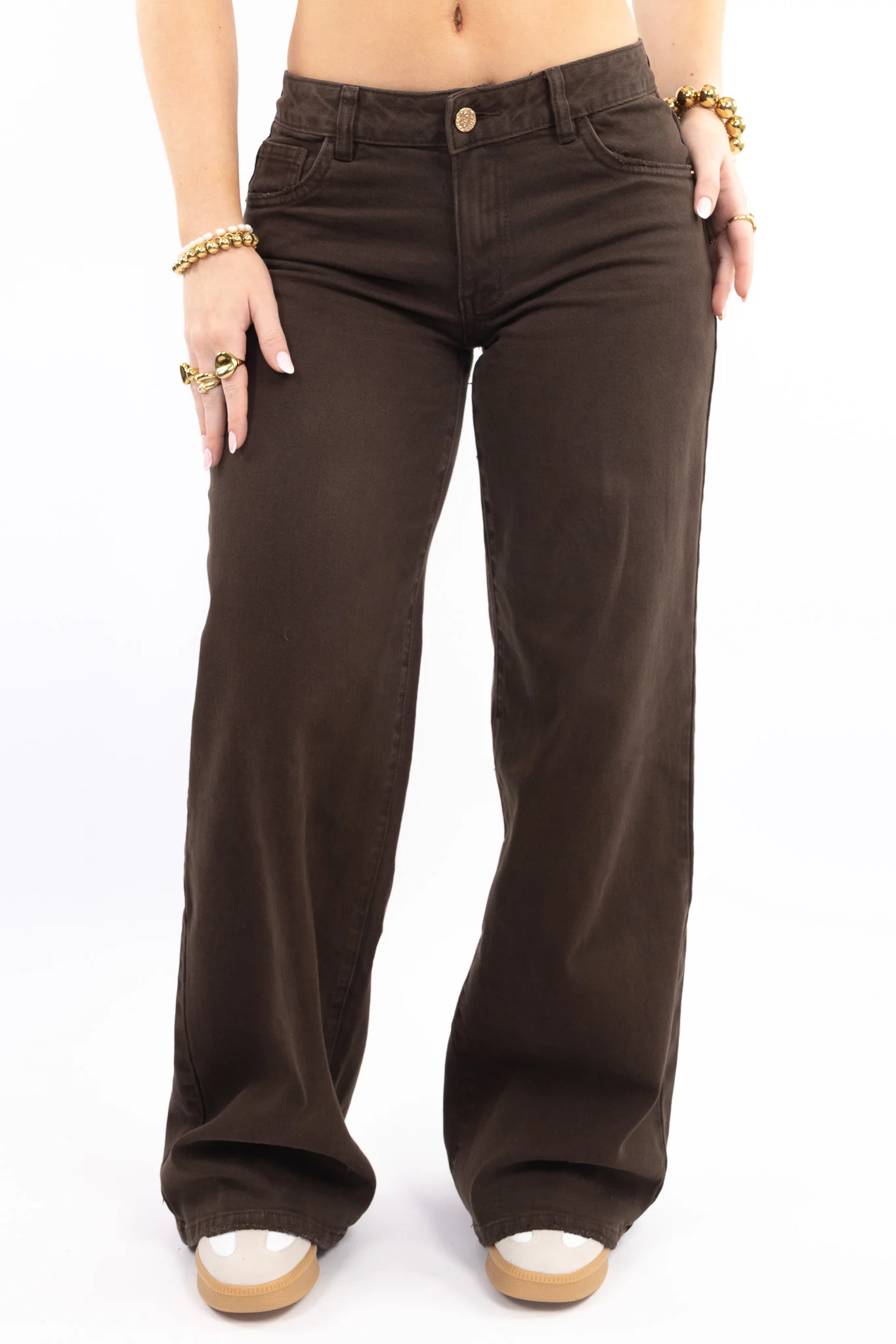 Low Waist Wide Leg Jeans - Image 4