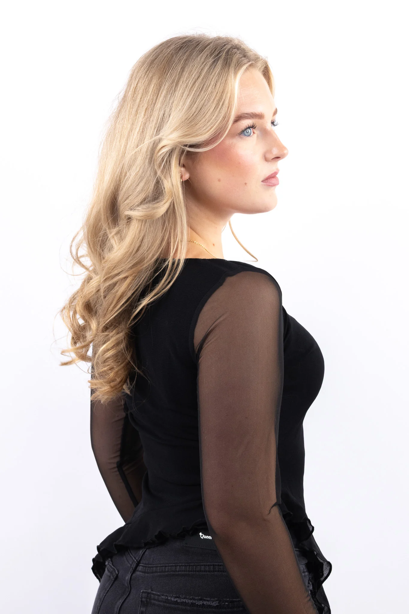 Mesh Long Sleeve Top - Image 6