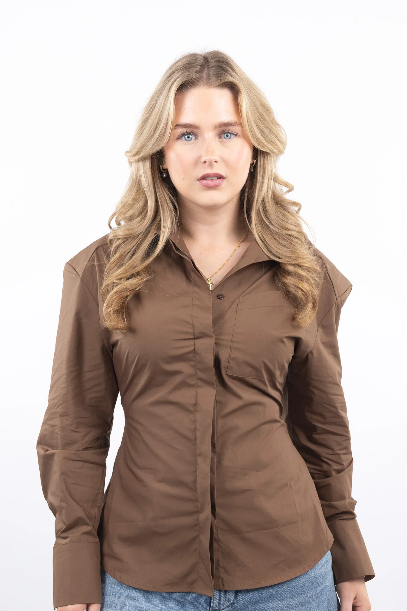 Open Back Tie Blouse - Image 7