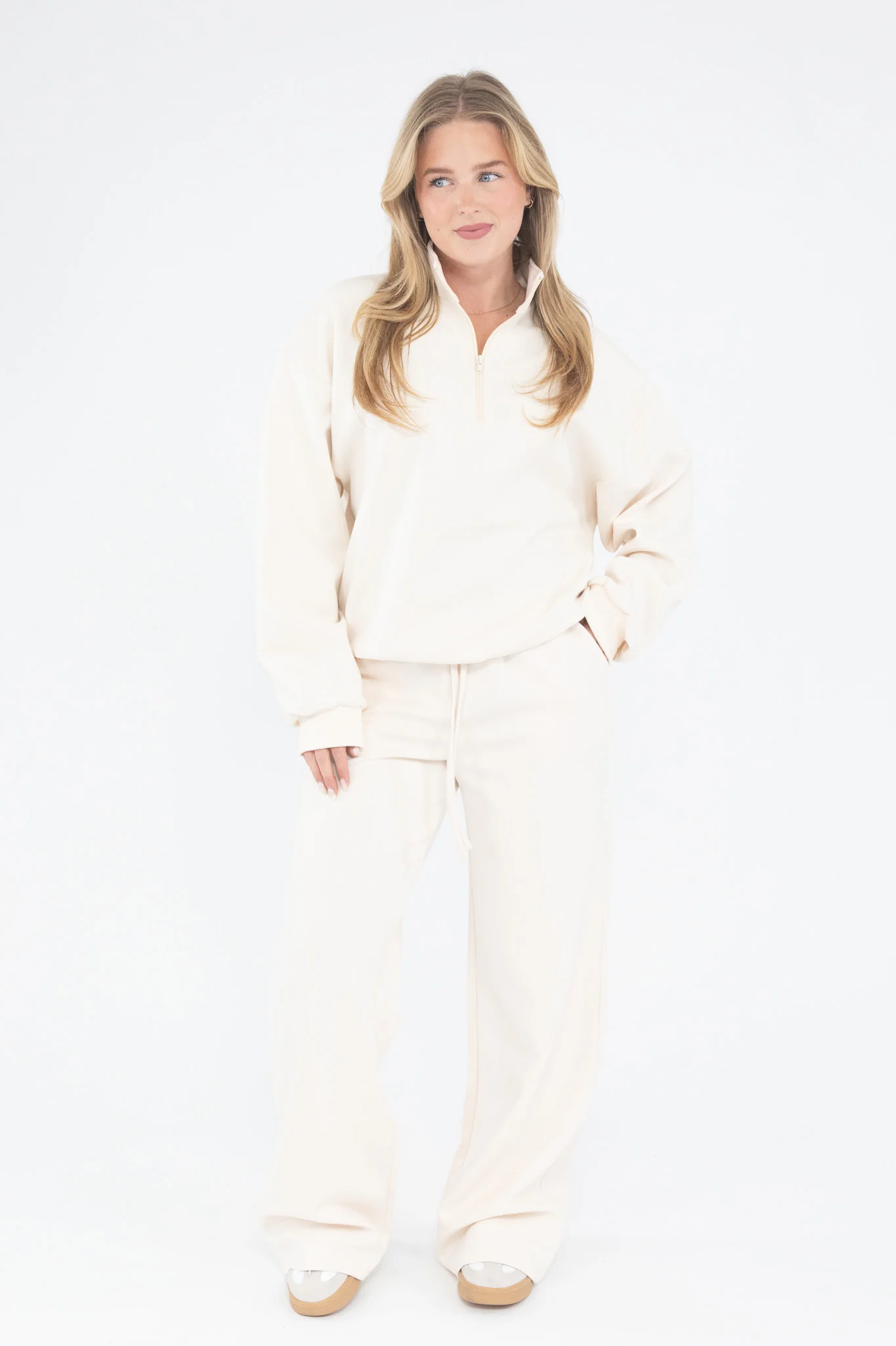 Oversized Half Zip Sweater - Image 17