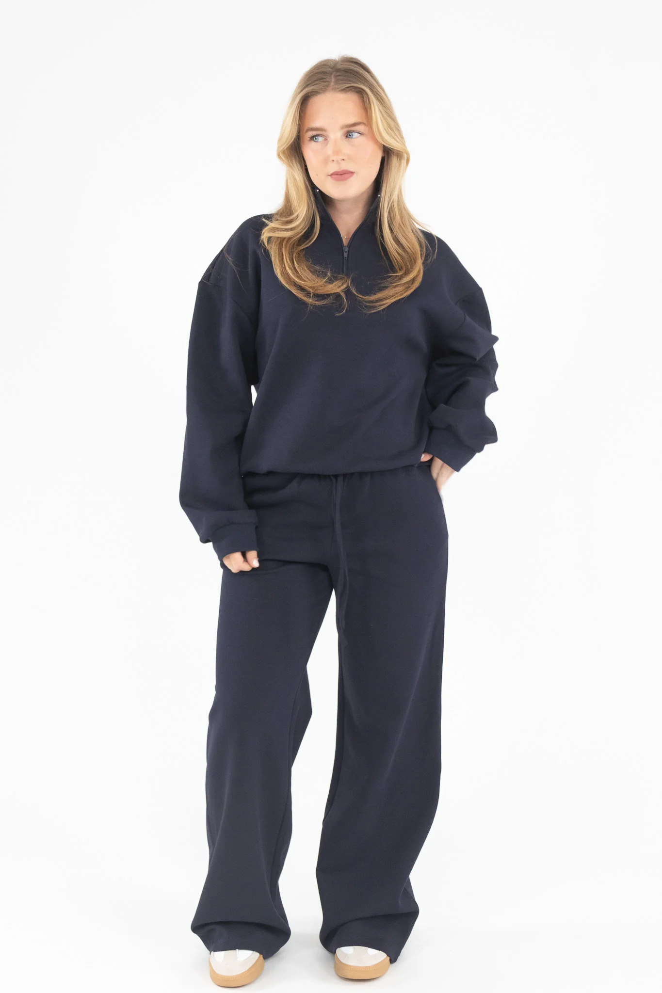 Oversized Half Zip Sweater - Image 3