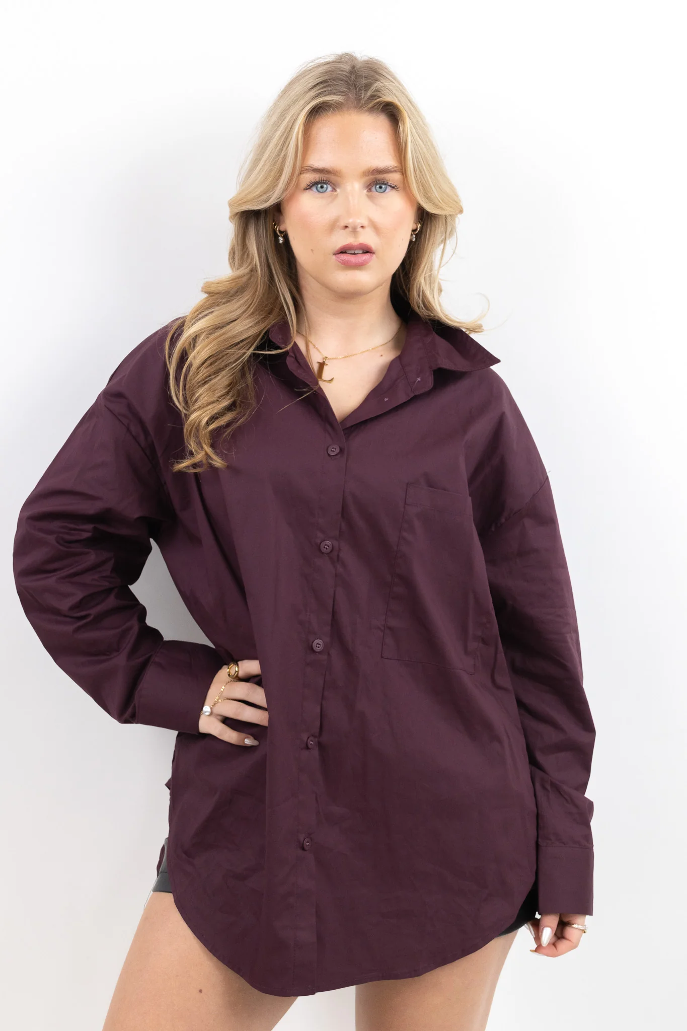 Oversized Long Blouse - Image 6