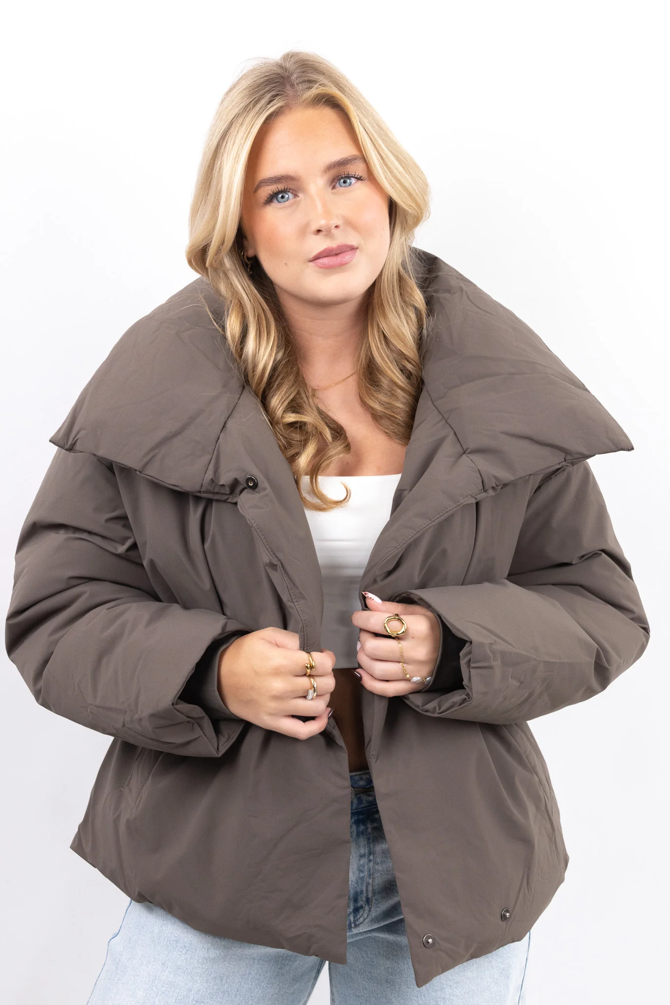 Oversized Puffer Coat - Image 4