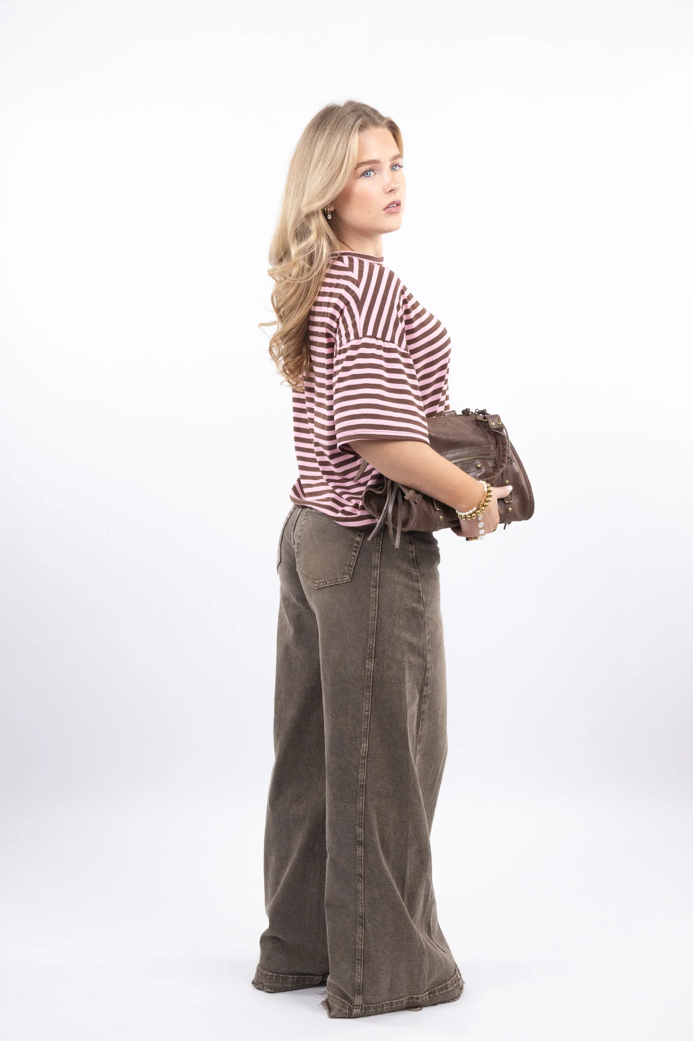 Oversized Striped T-Shirt - Image 10