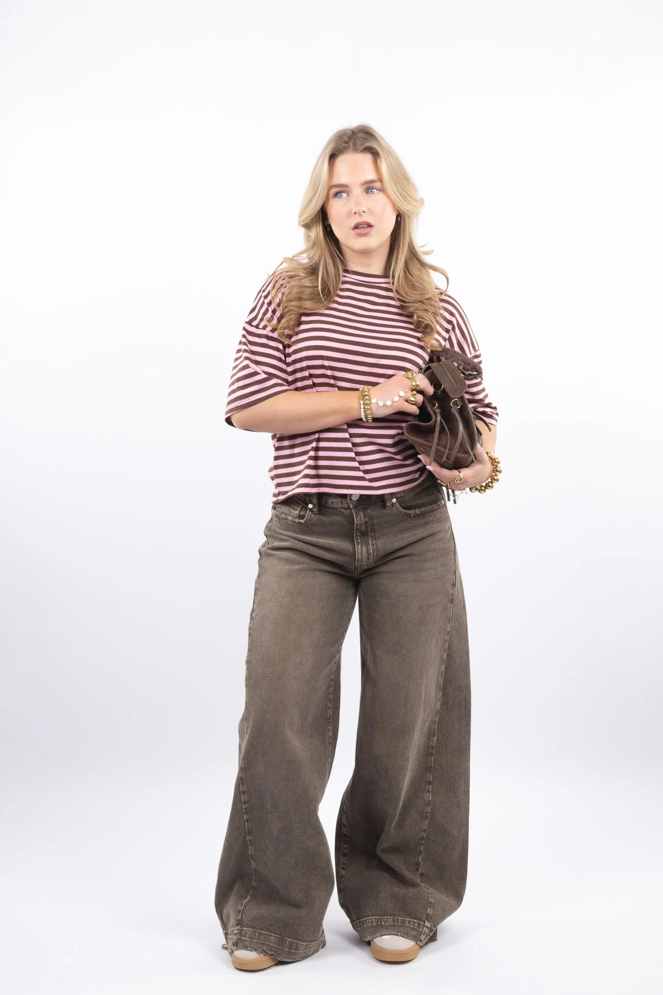 Oversized Striped T-Shirt - Image 8
