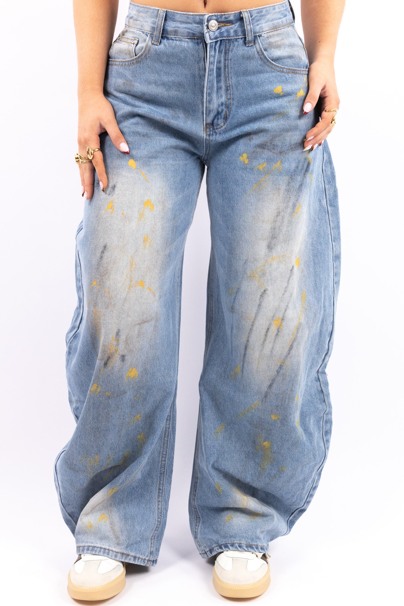 Painted Balloon Jeans - Image 3