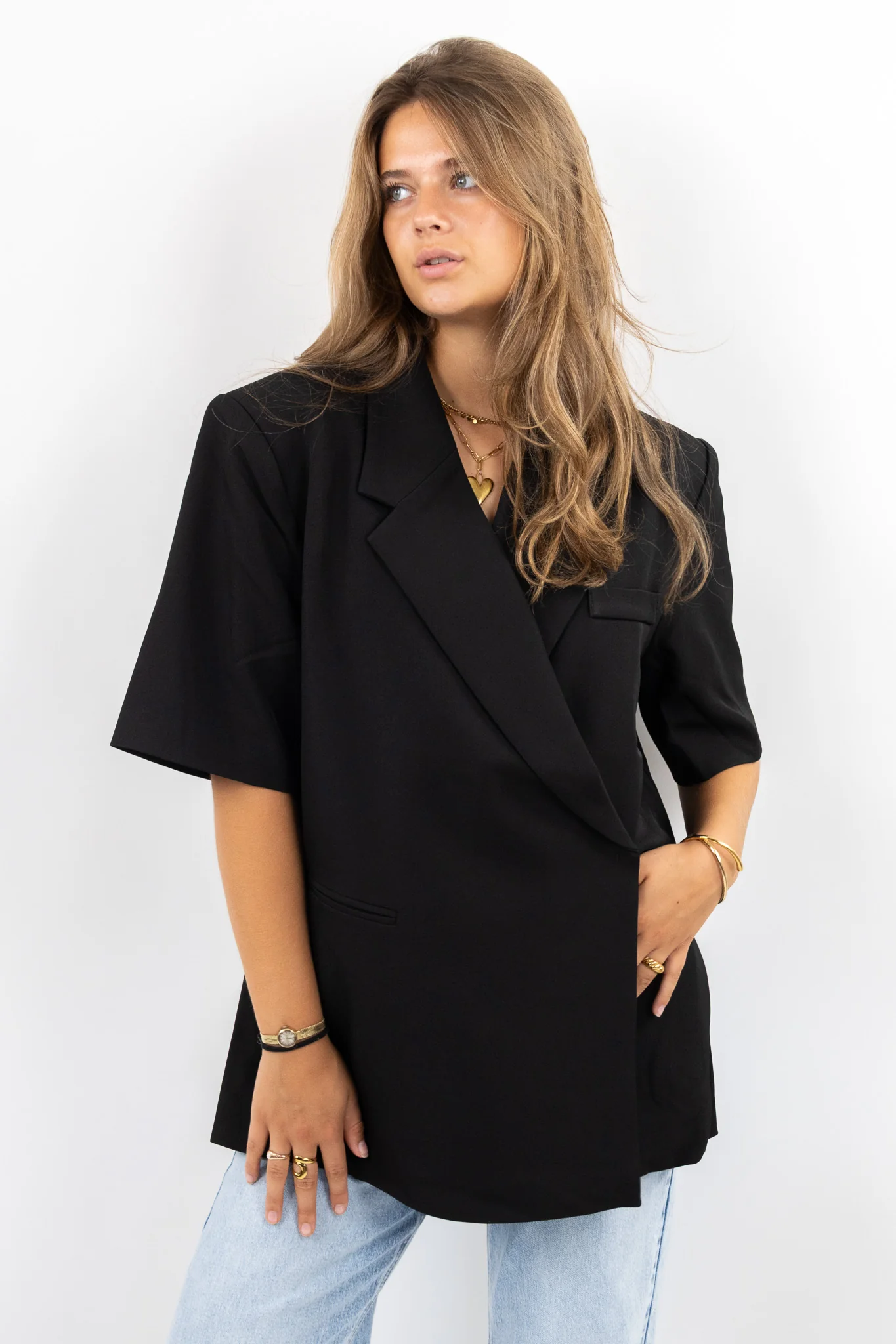 Relaxed Oversized Blazer - Image 18