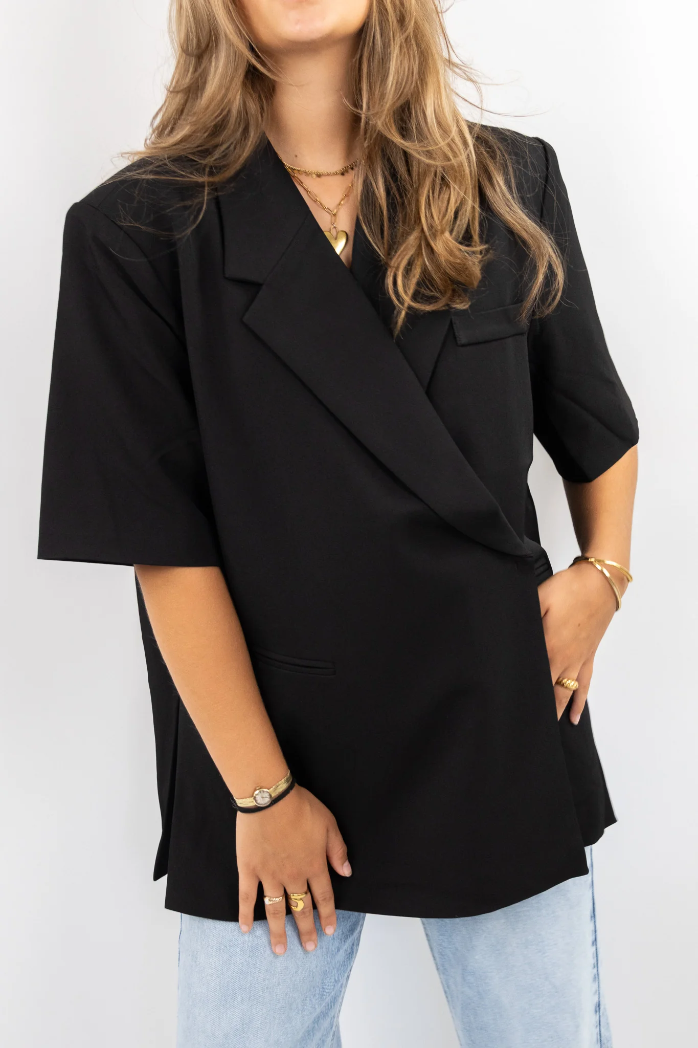Relaxed Oversized Blazer - Image 19