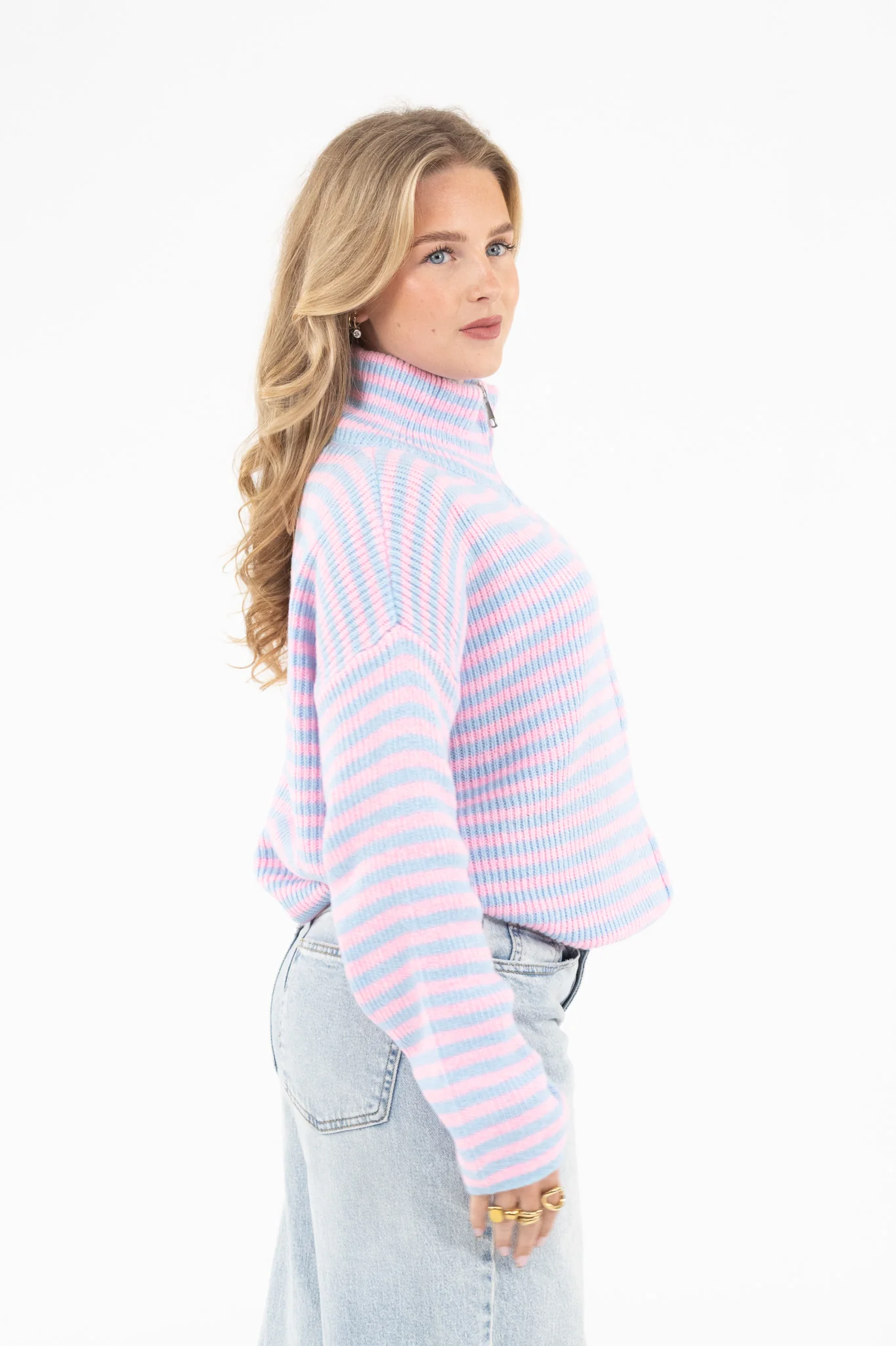 Ribbed Zip Cardigan - Image 5