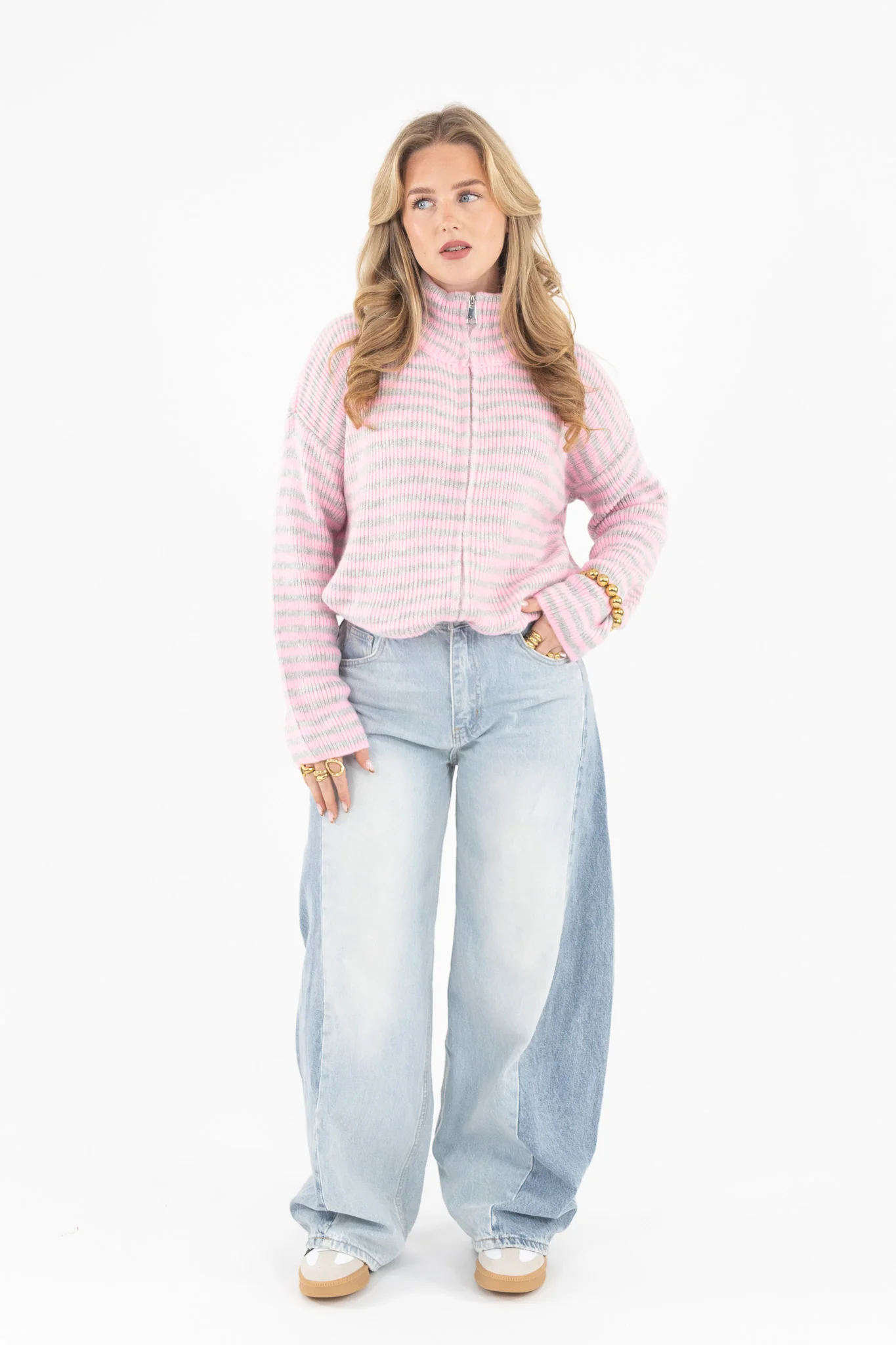 Ribbed Zip Cardigan - Image 9