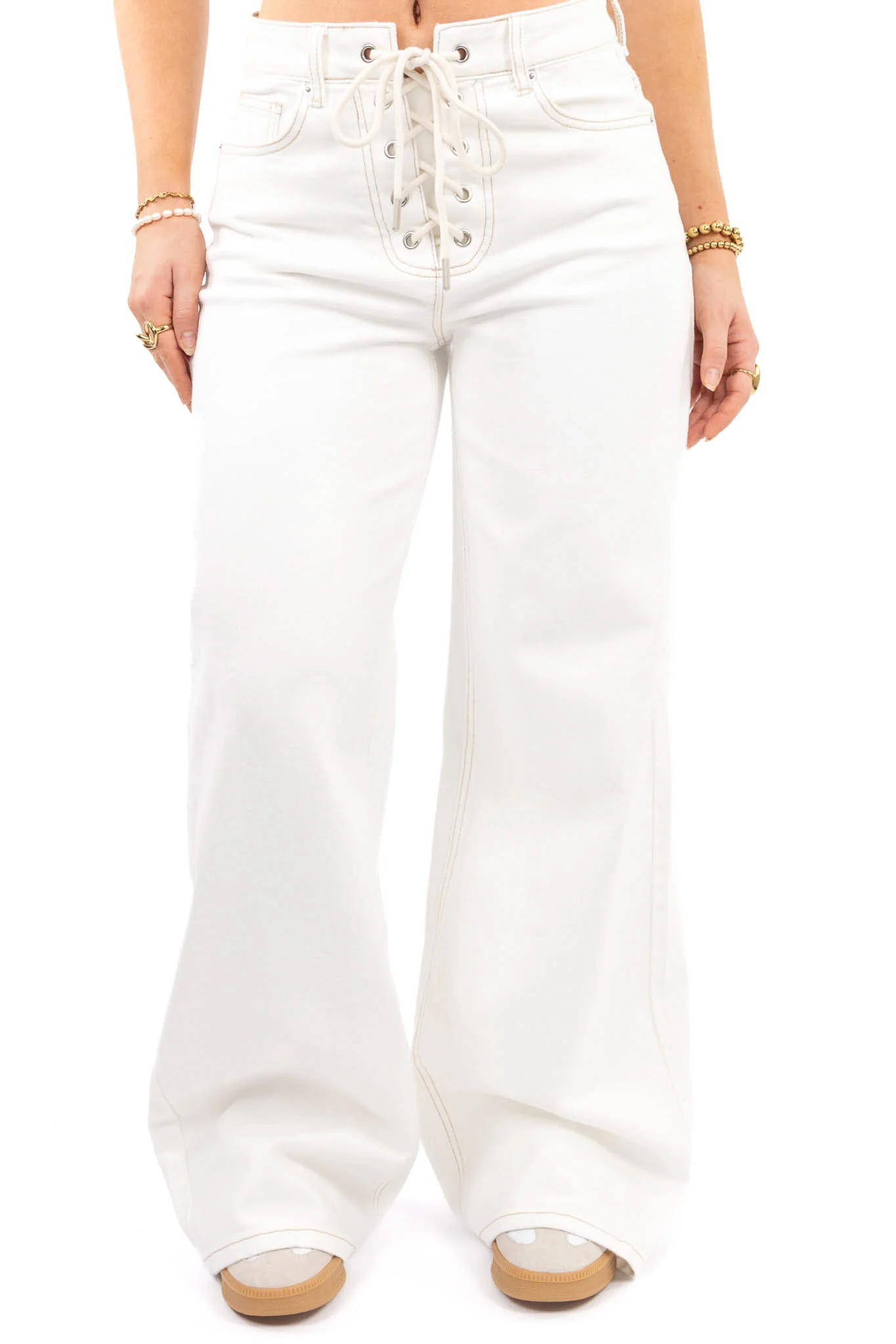 Rope Loose Fit Jeans - Image 5