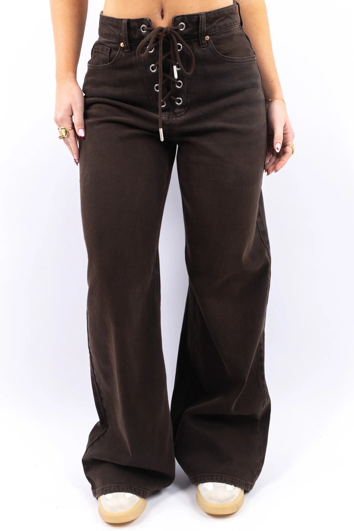 Rope Loose Fit Jeans - Image 9