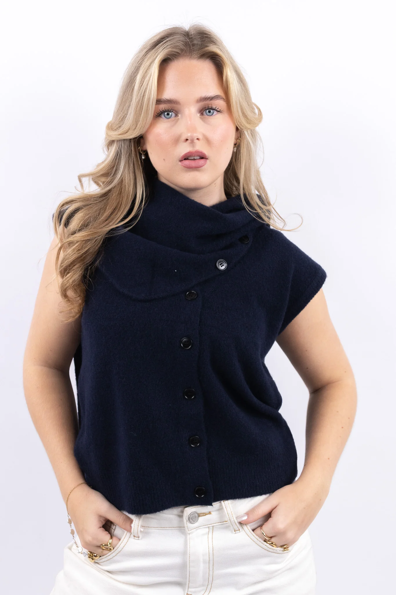Scarf Knit Top - Image 3
