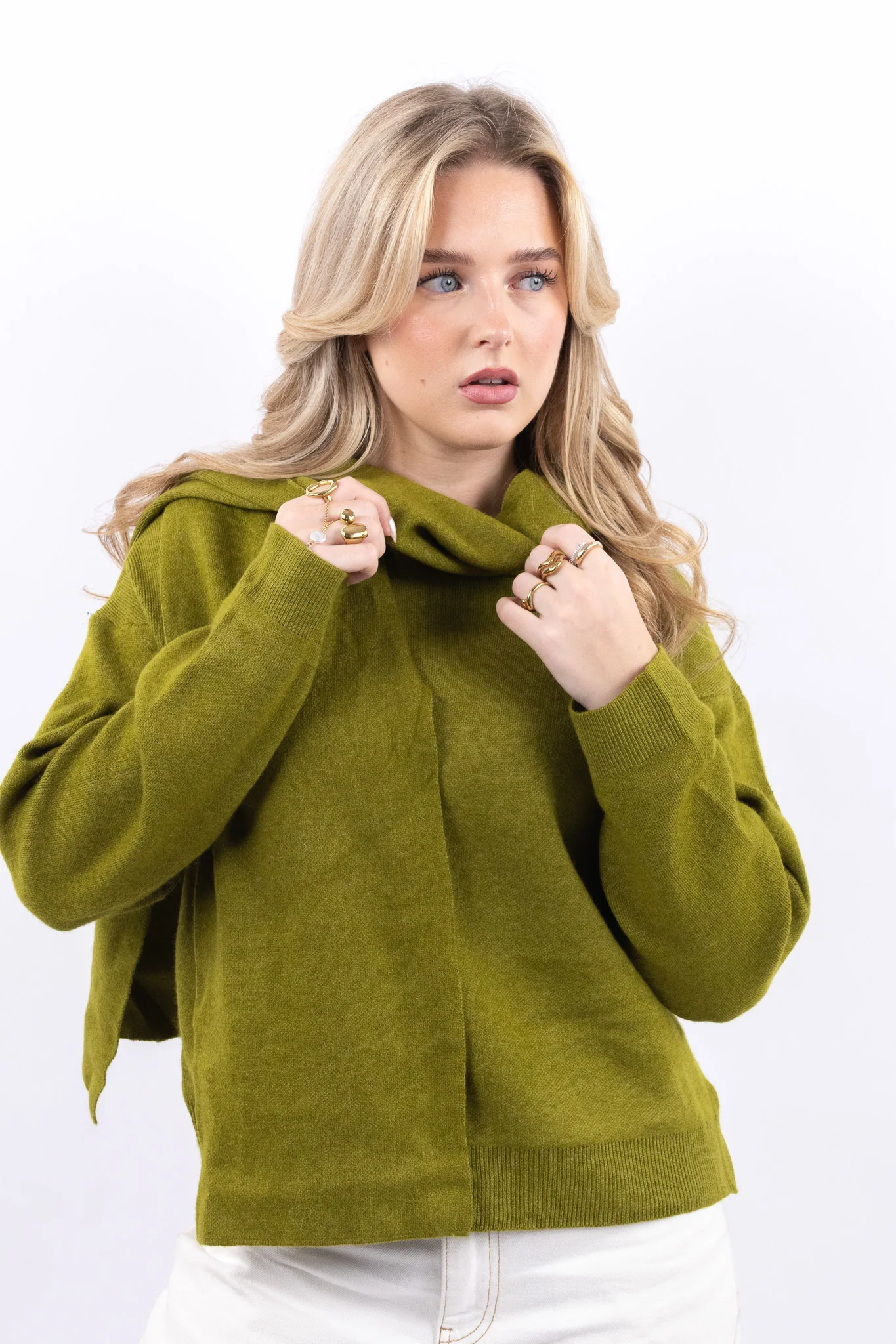 Scarf Neck Knit - Image 3
