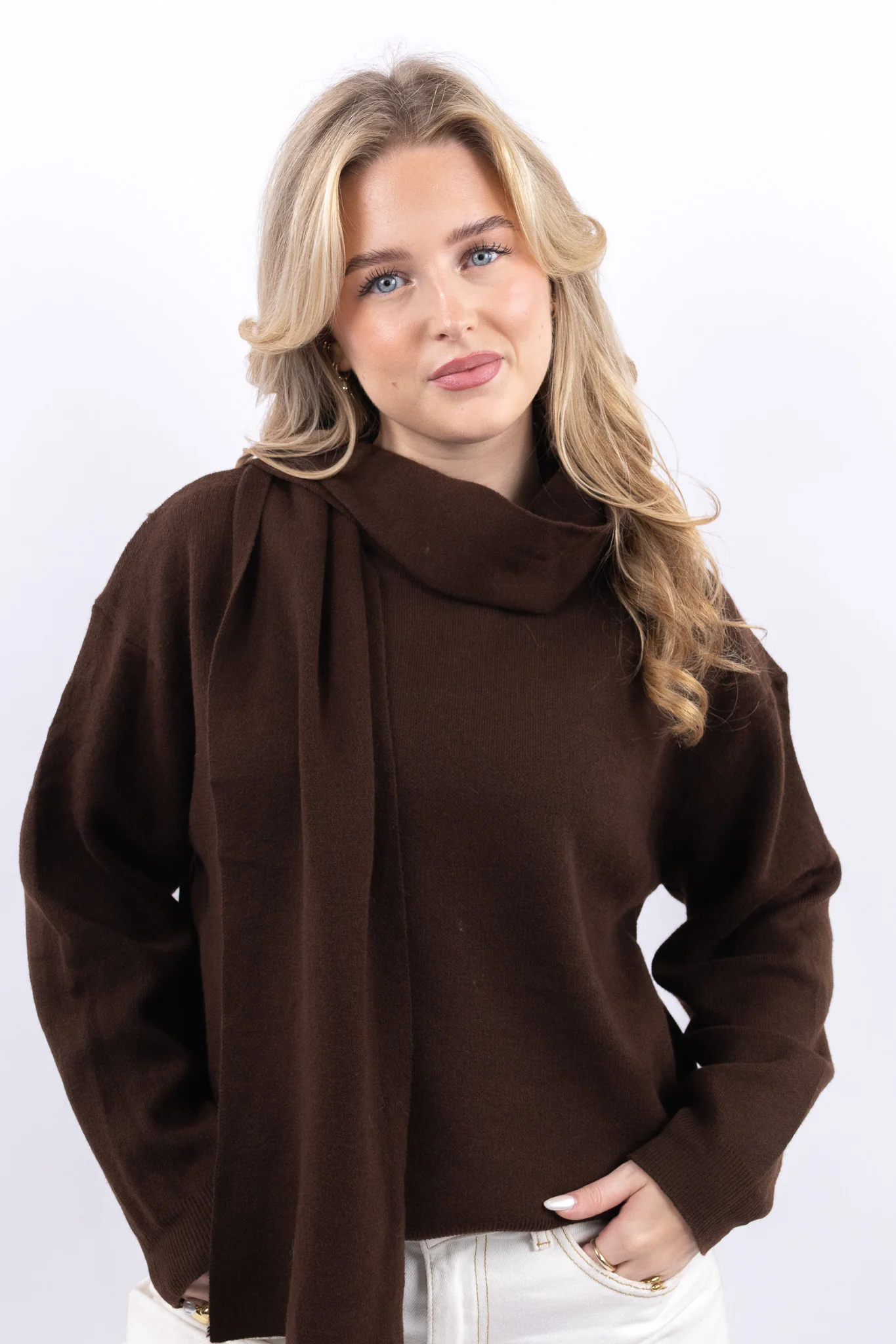 Scarf Neck Knit - Image 4