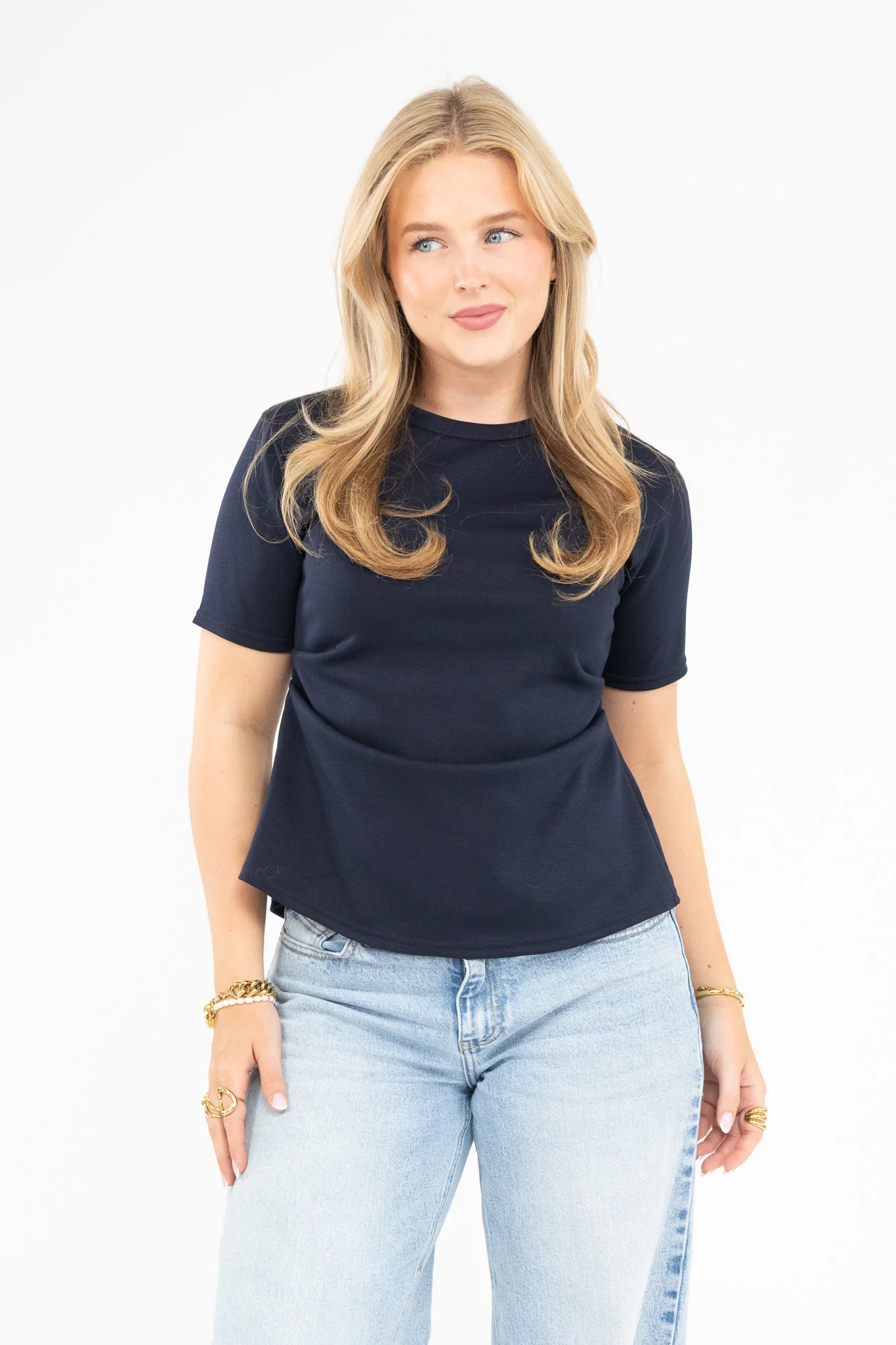 Shaped Basic T-Shirt - Image 6