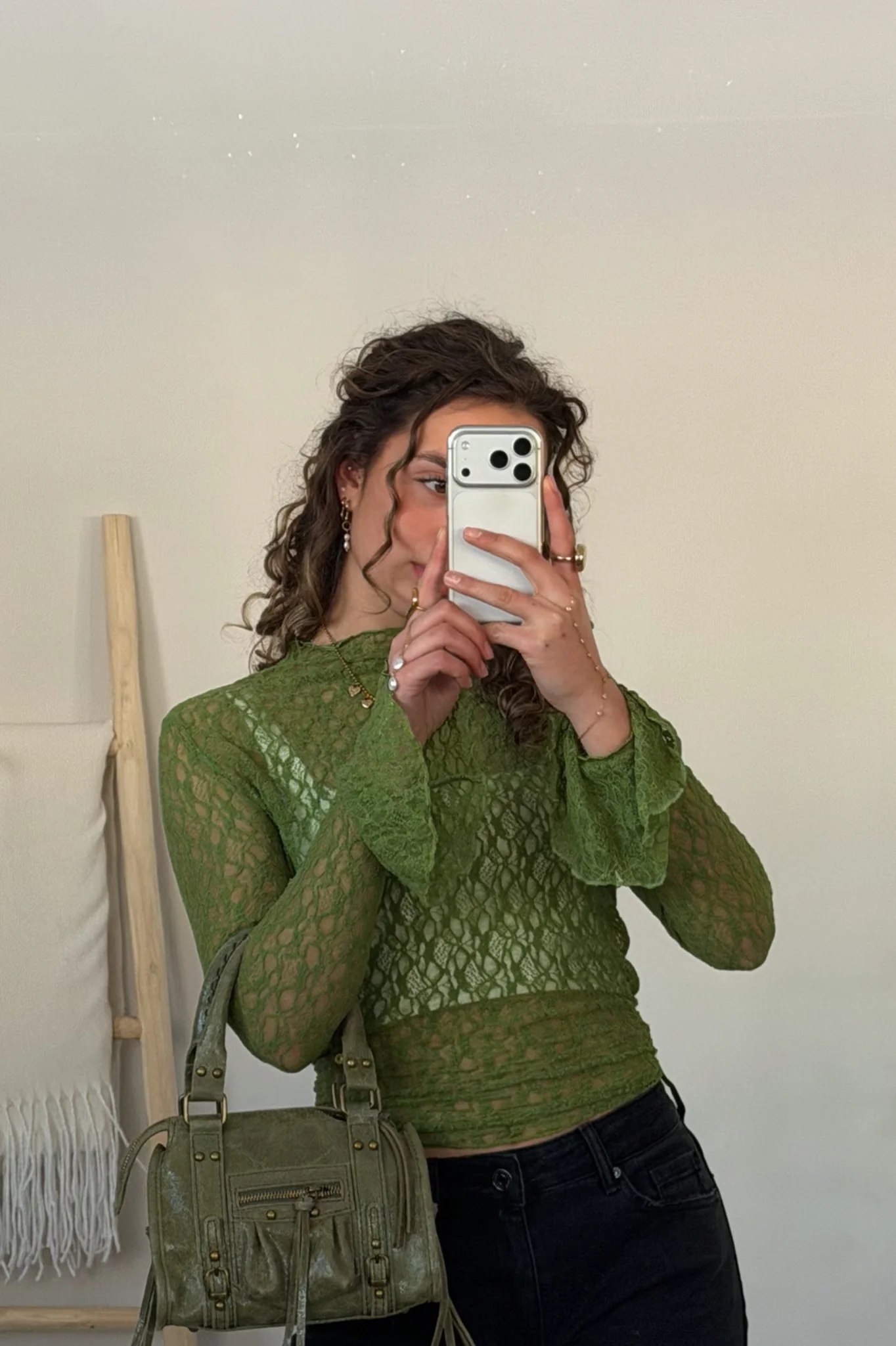 Sheer Lace Top - Image 10