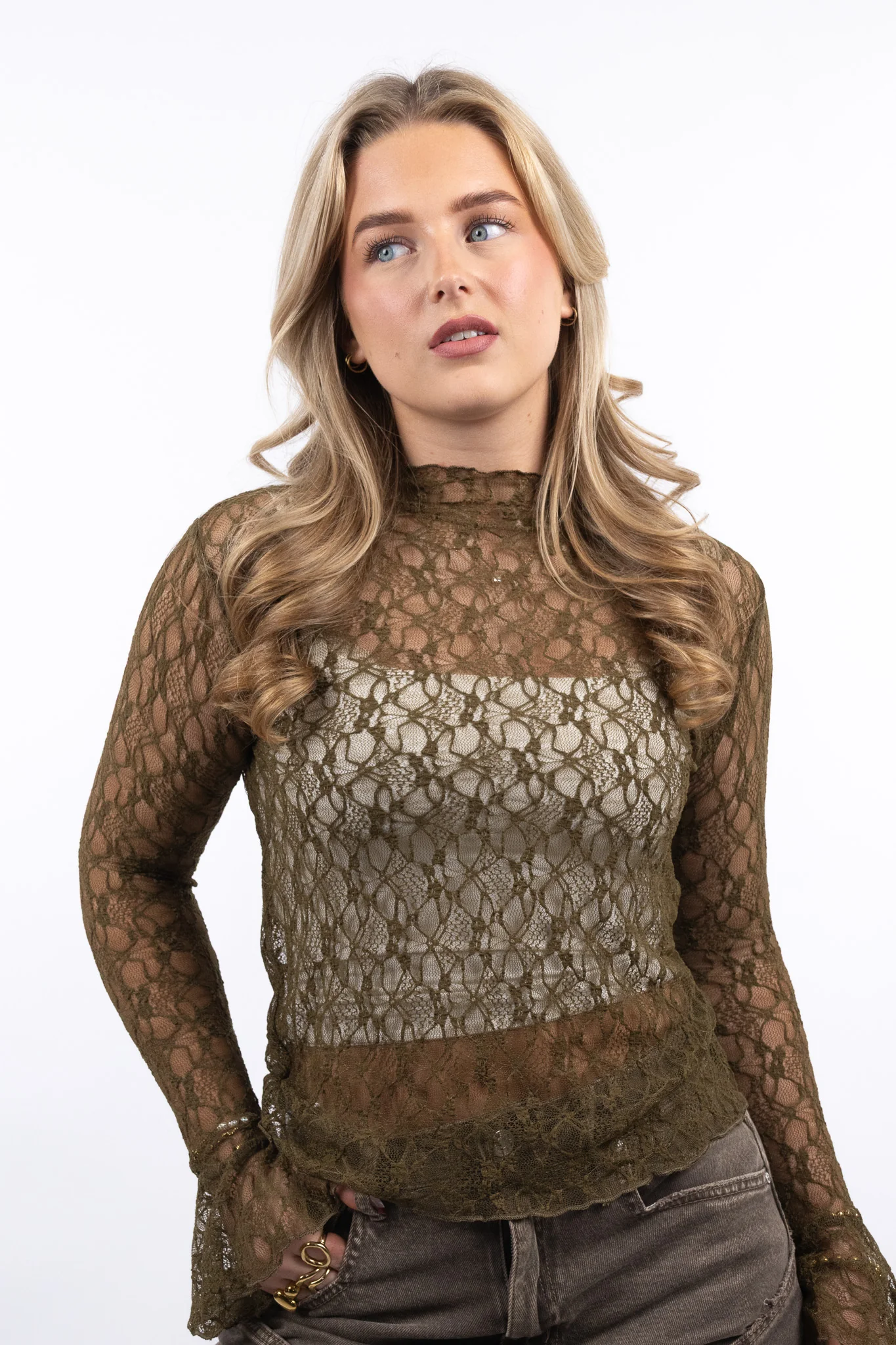Sheer Lace Top - Image 21