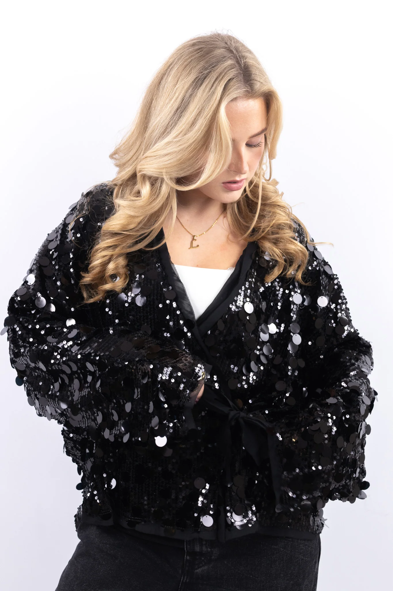 Sparkle Wrap Top - Image 2