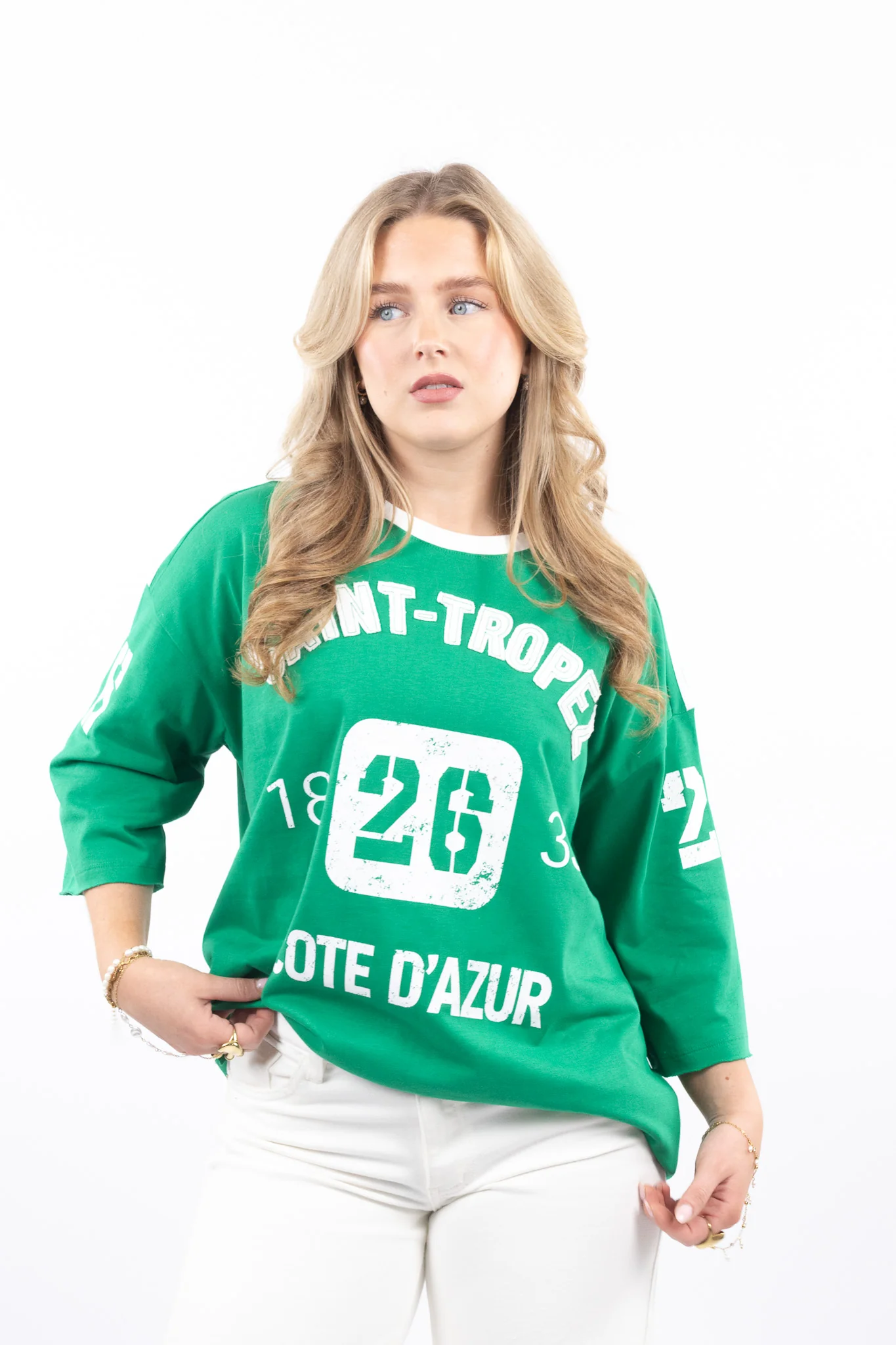Sporty Oversized Tee - Image 5