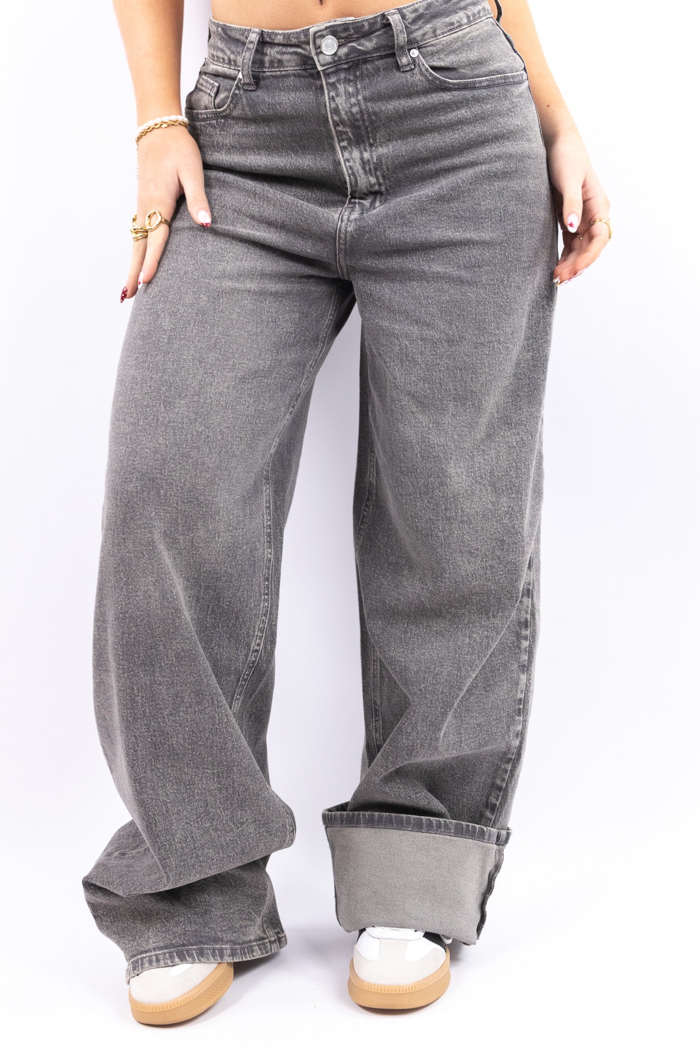 Street Wide Leg Jeans - Image 11