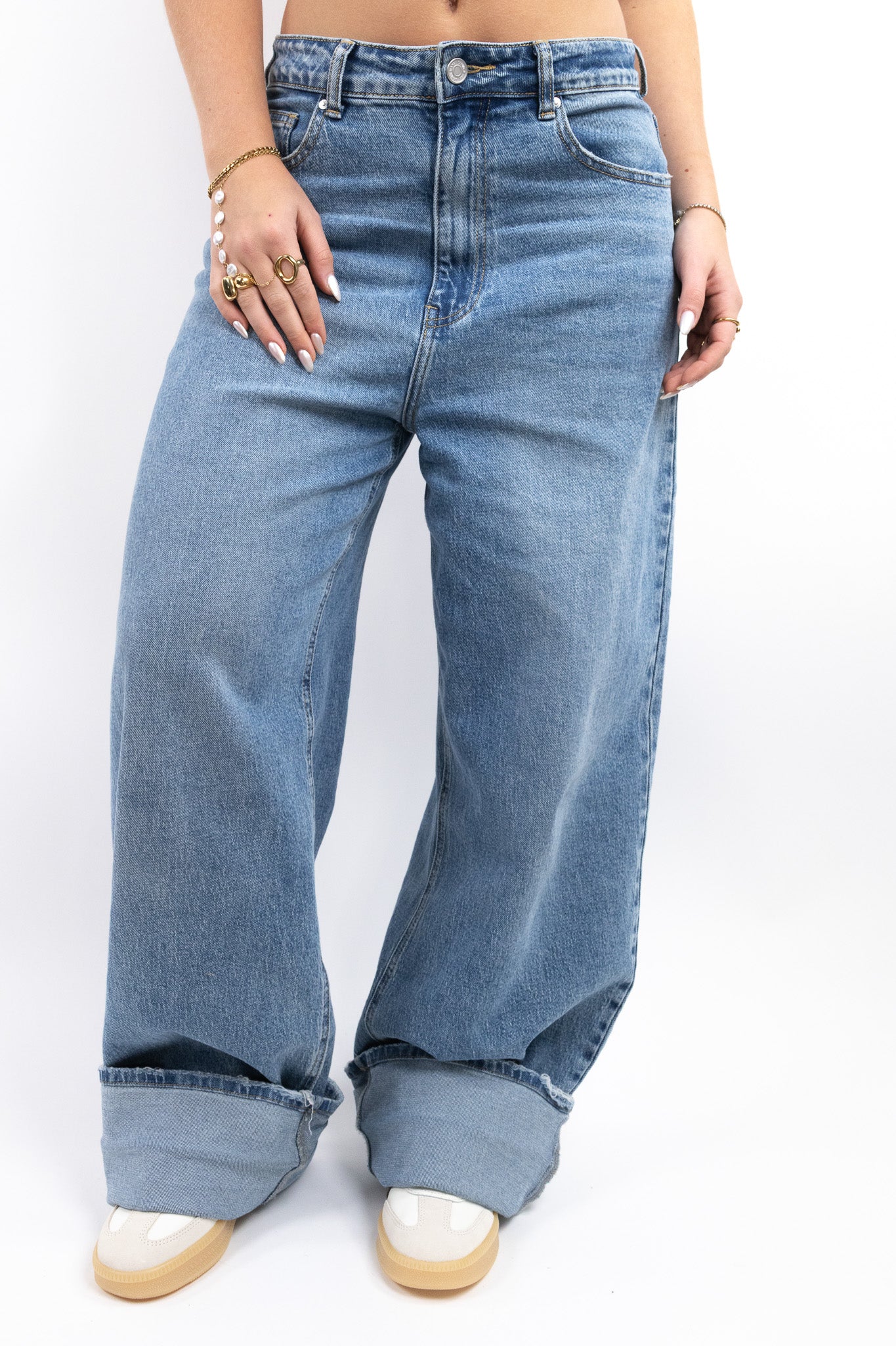 Street Wide Leg Jeans - Image 13