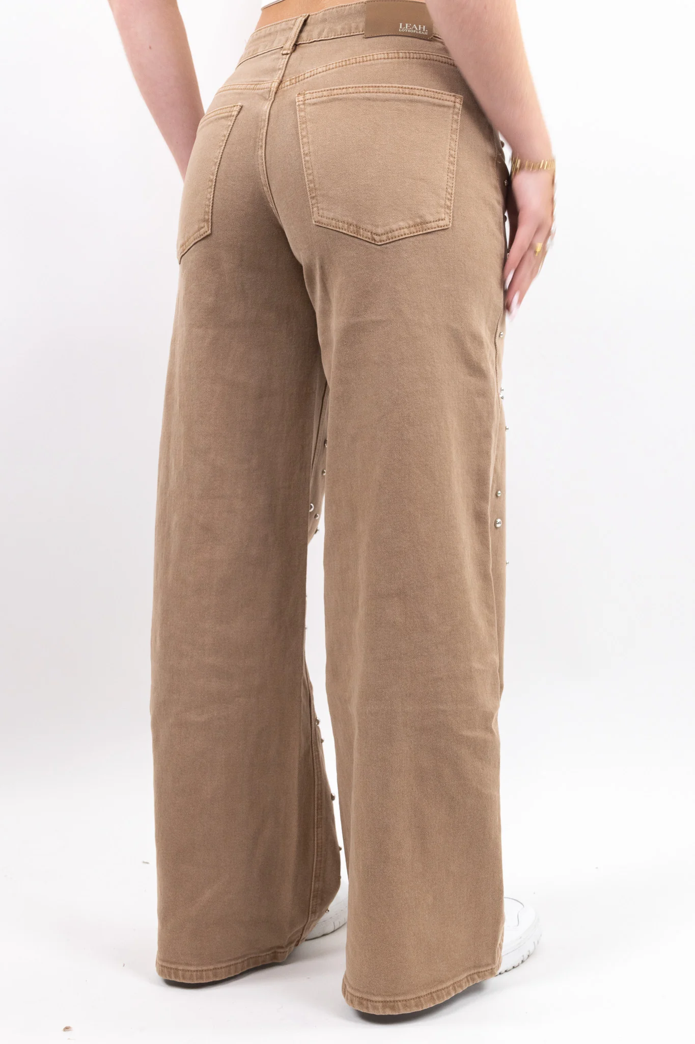 Studded Baggy Jeans - Image 3