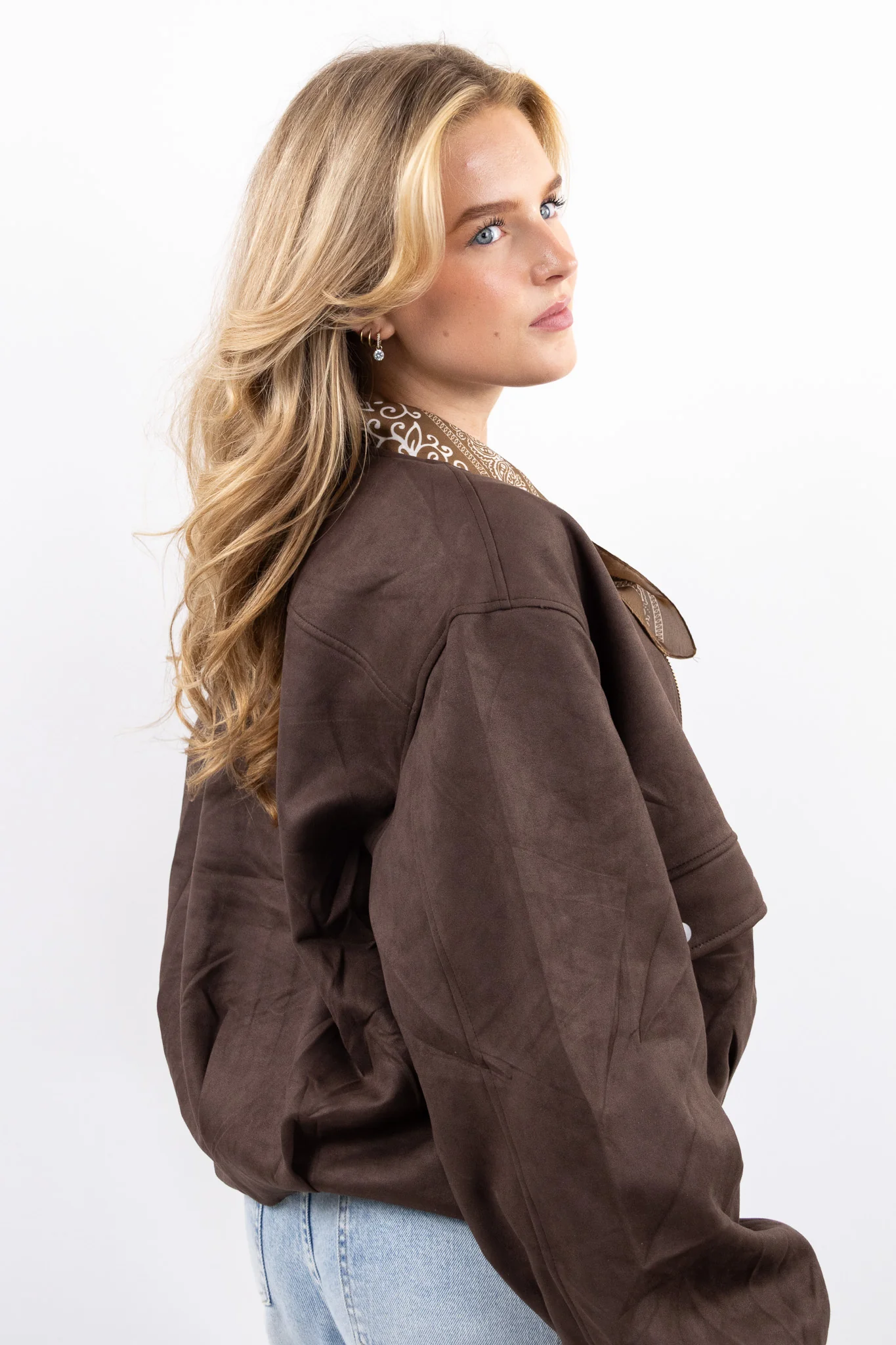 Suede Look Utility Jacket - Image 6
