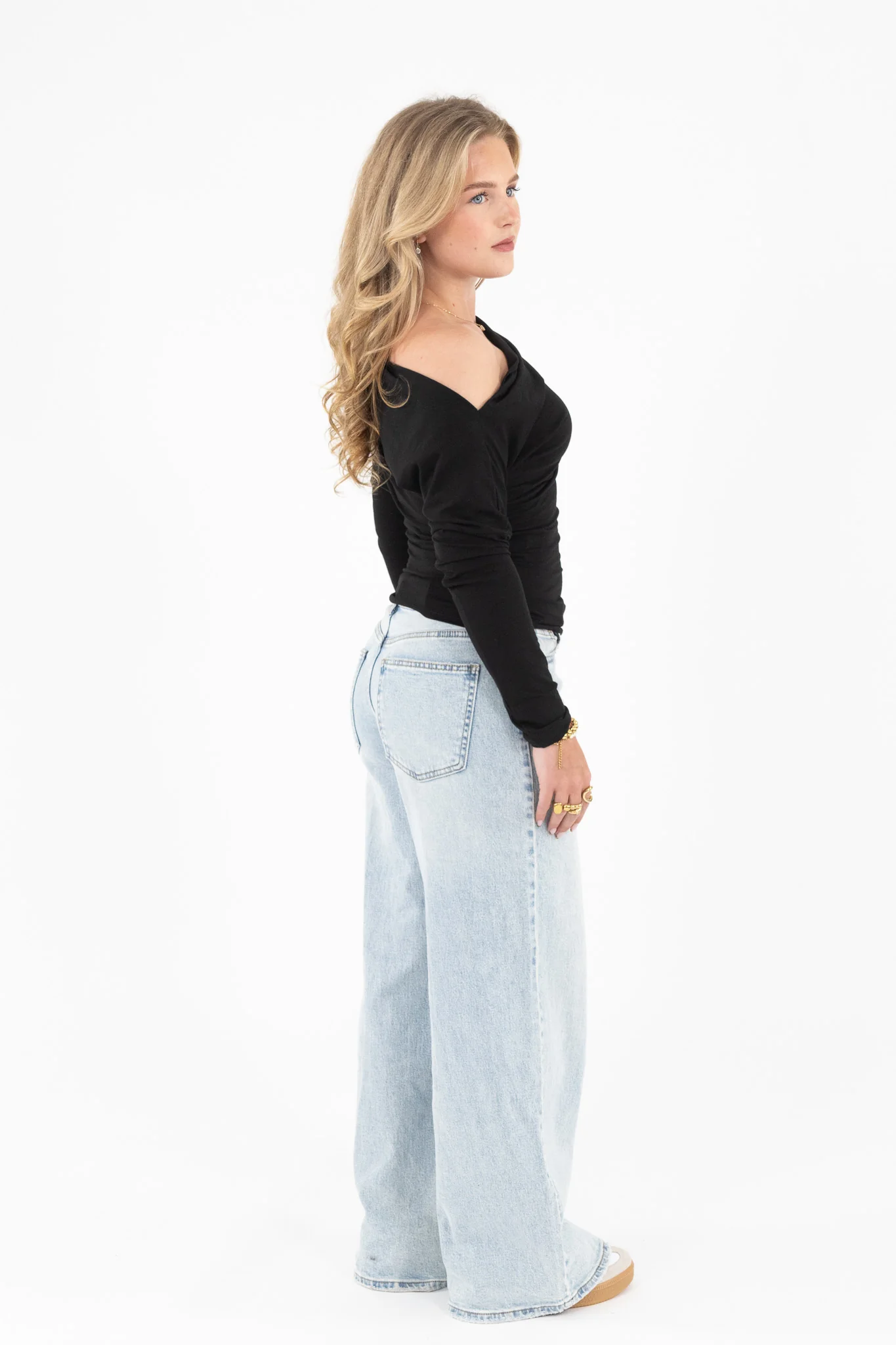 Tailored One Shoulder Top - Image 17