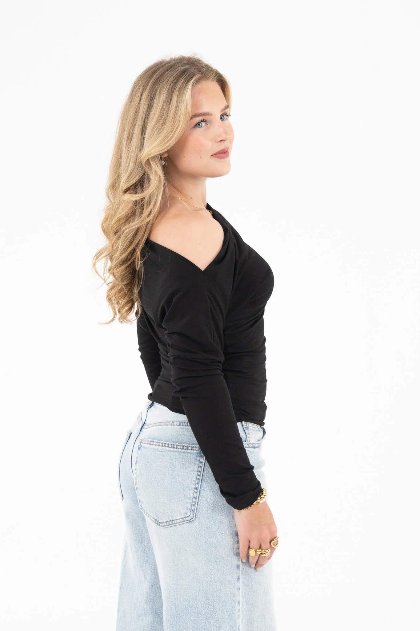 Tailored One Shoulder Top - Image 18