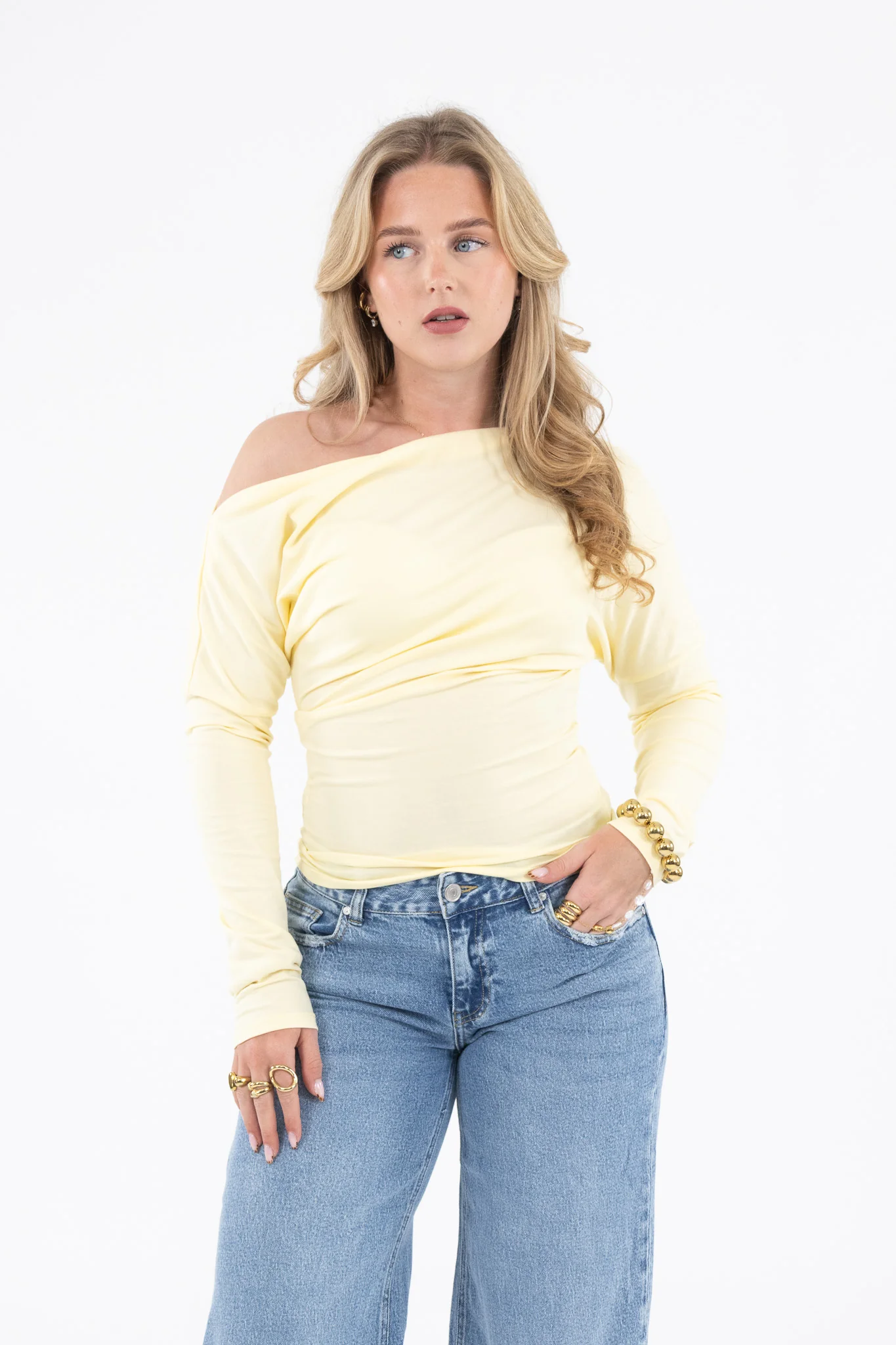 Tailored One Shoulder Top - Image 7