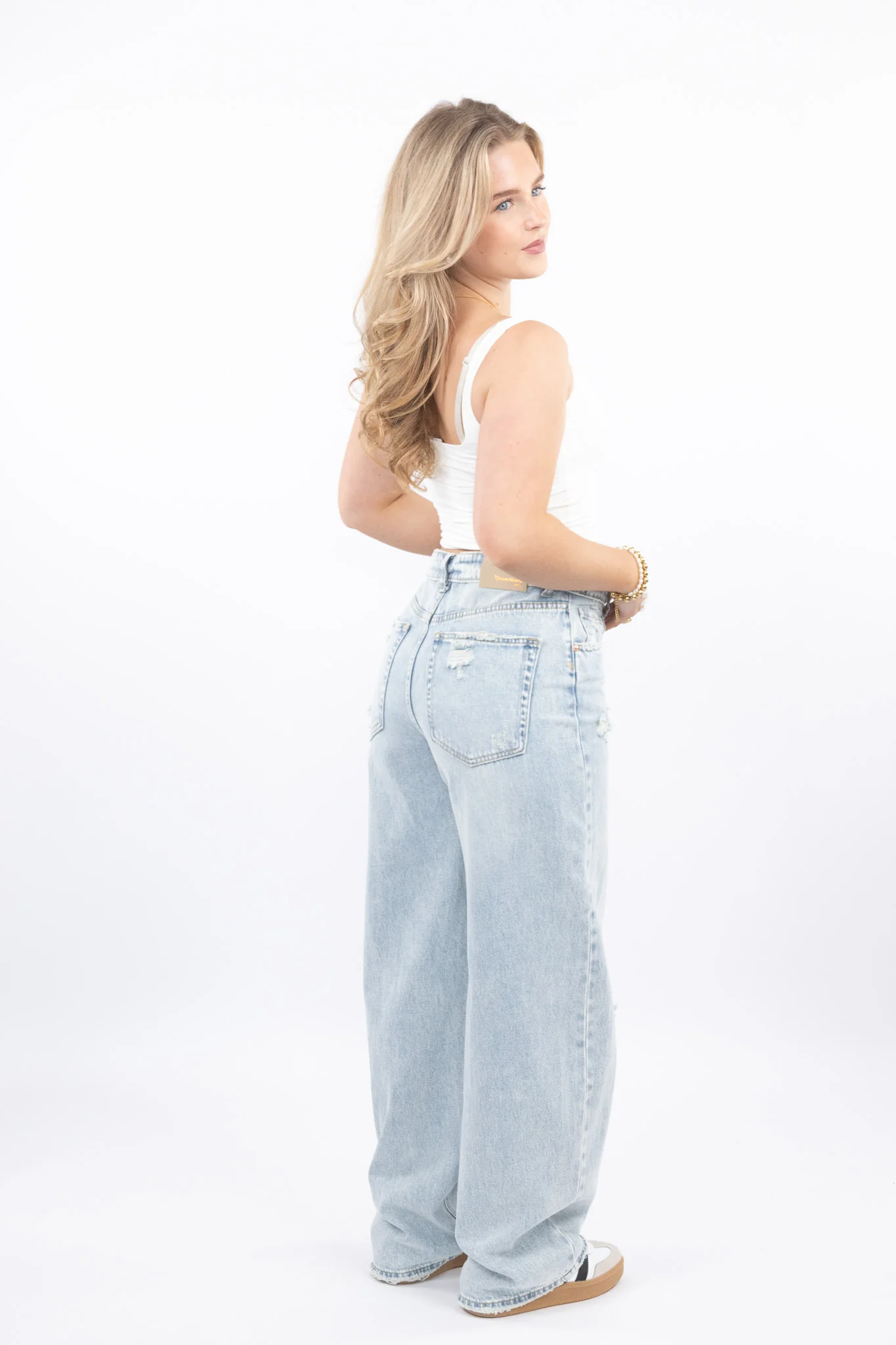 Viral Fold Over Jeans - Image 16