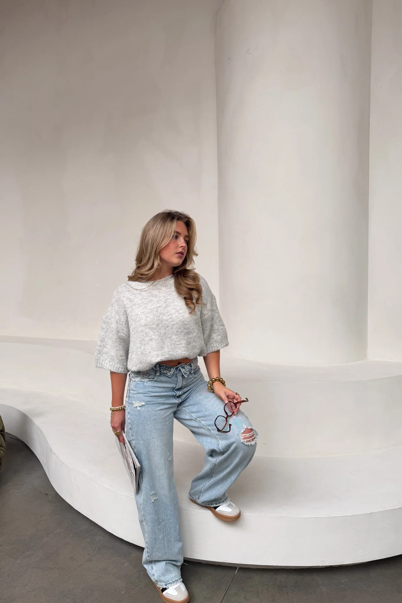 Viral Fold Over Jeans - Image 18