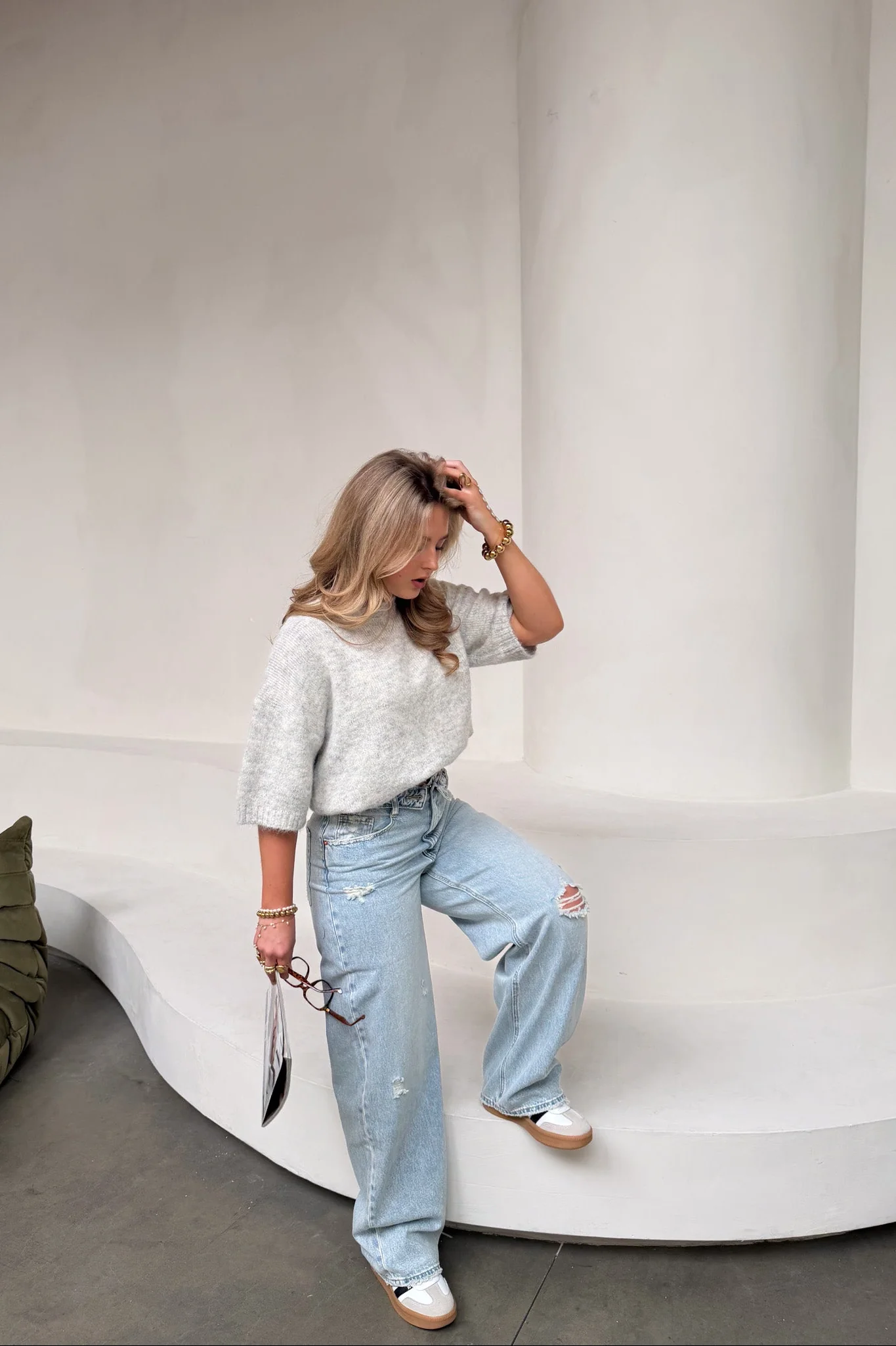 Viral Fold Over Jeans - Image 19