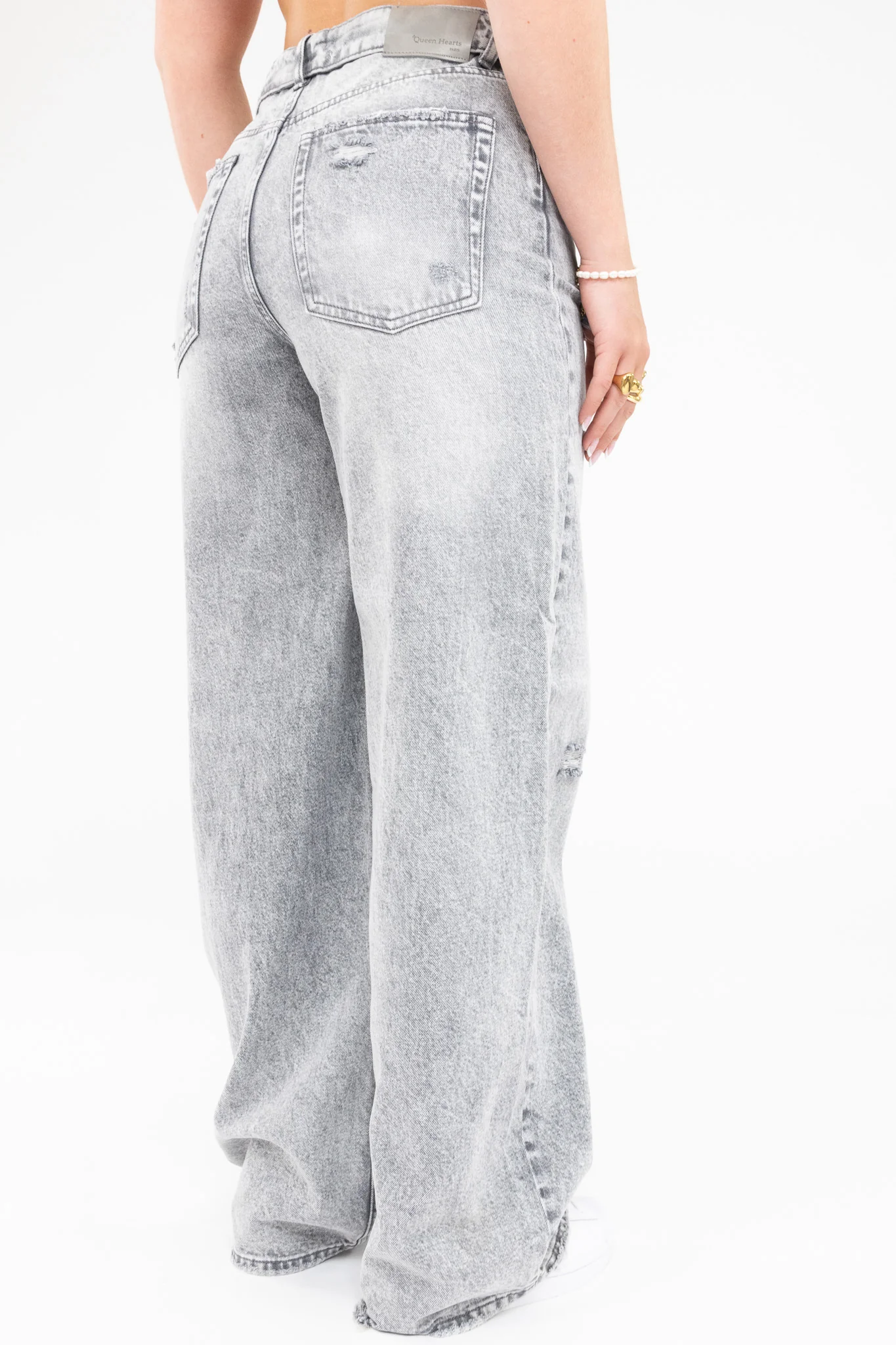 Viral Fold Over Jeans - Image 5