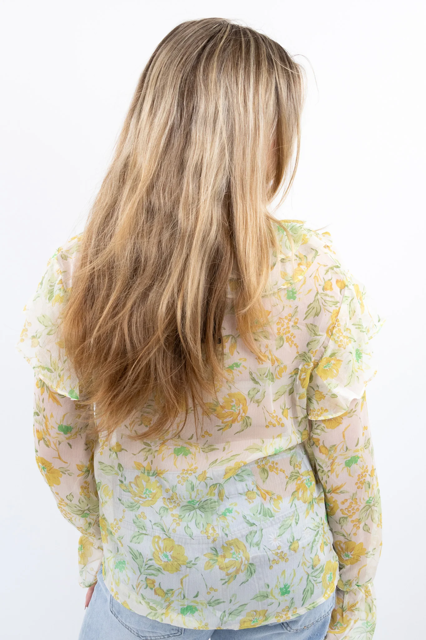 Volant flower blouse - Image 5
