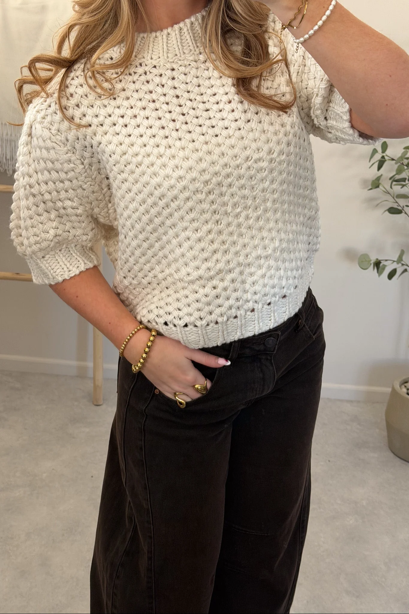 Waffle Texture Knit - Image 5