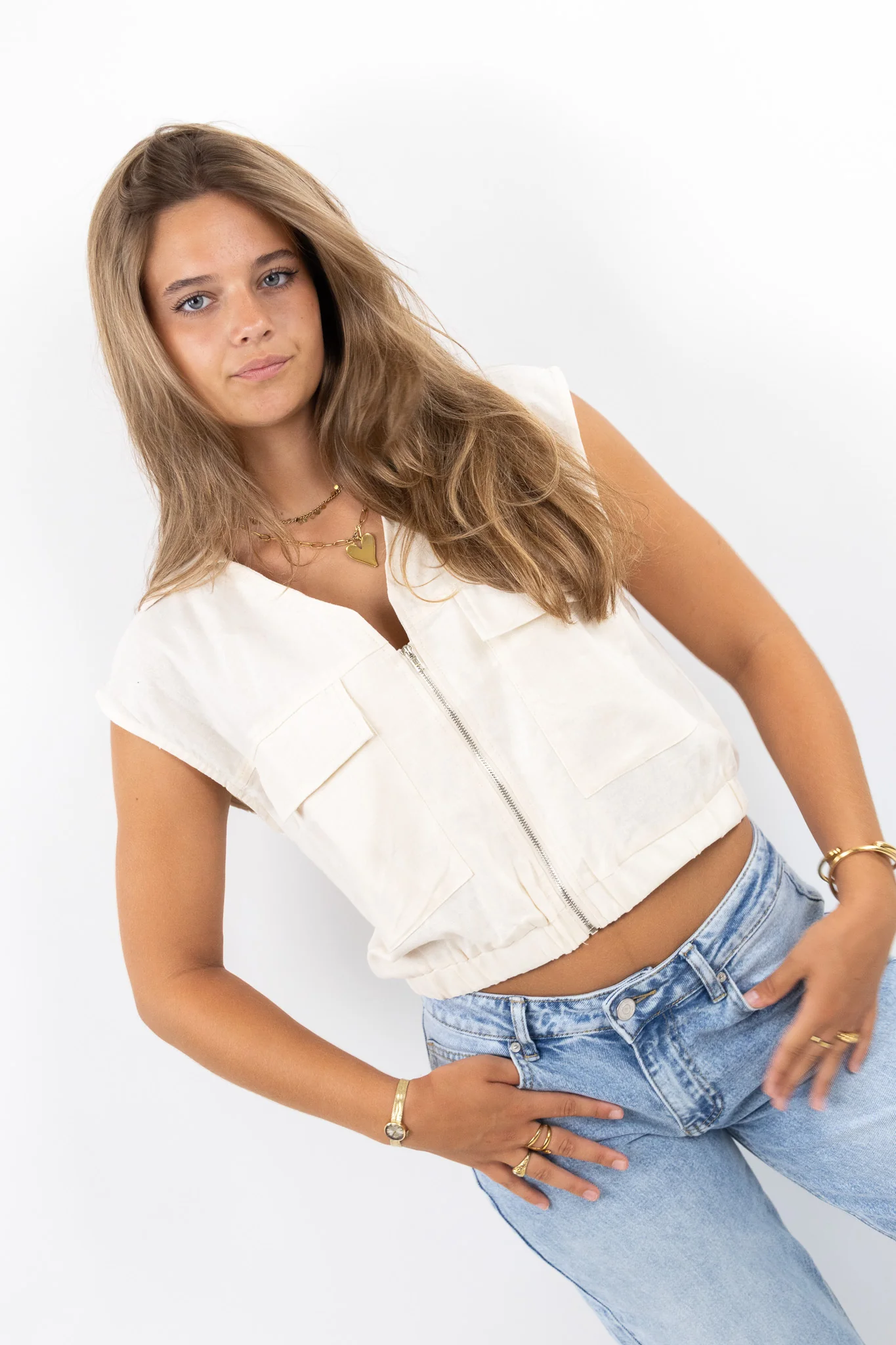 Zip Crop Top - Image 7